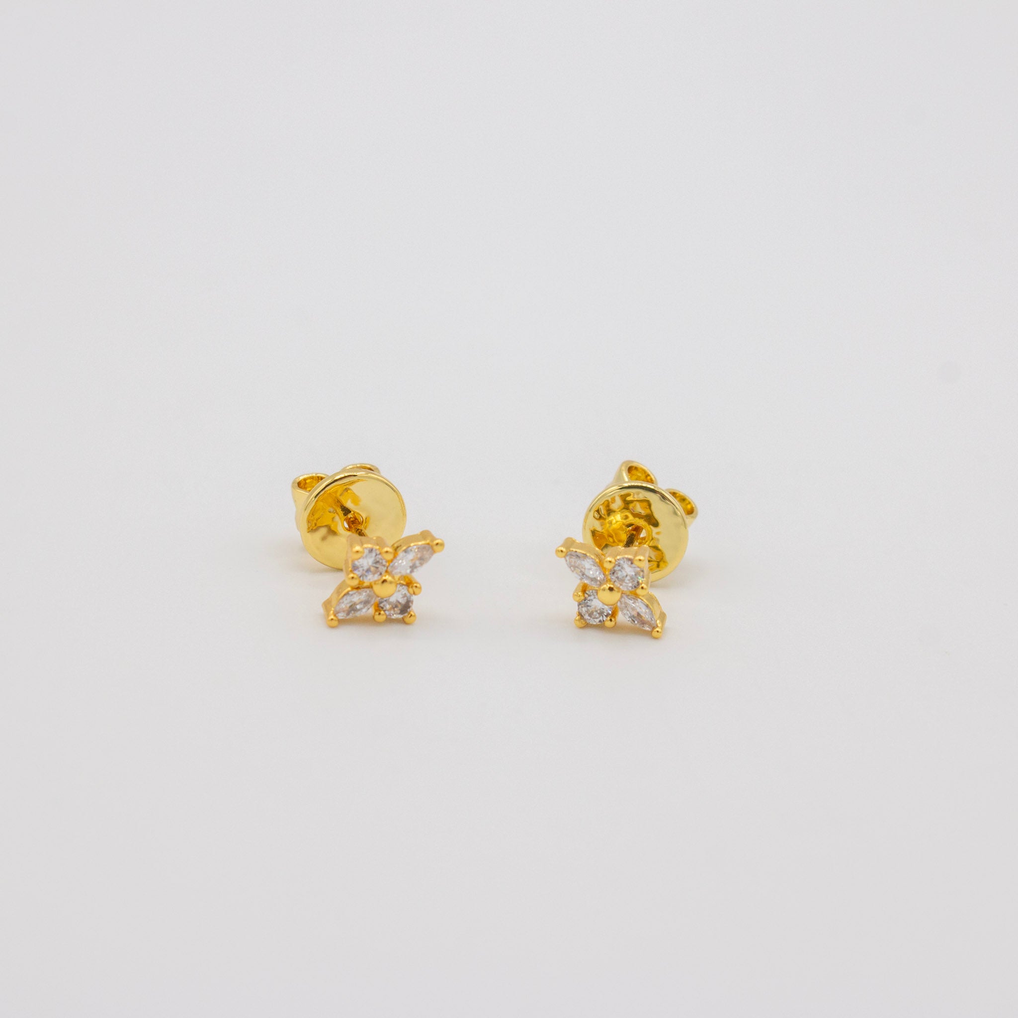 Cz Flower Stud