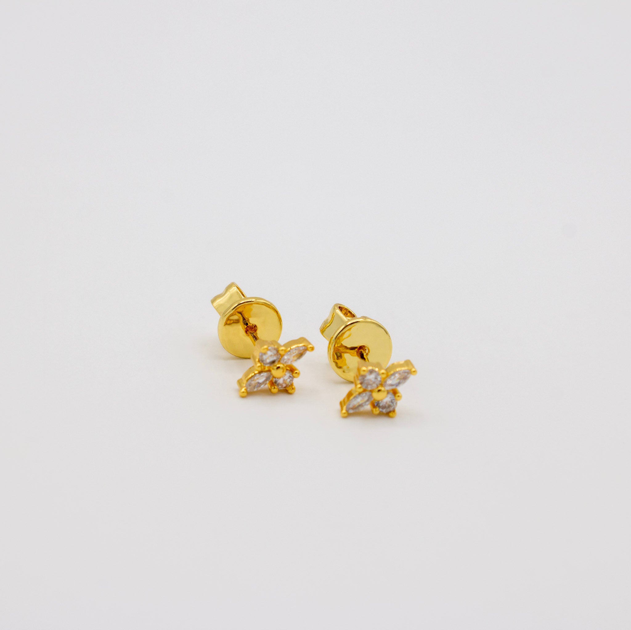 Cz Flower Stud