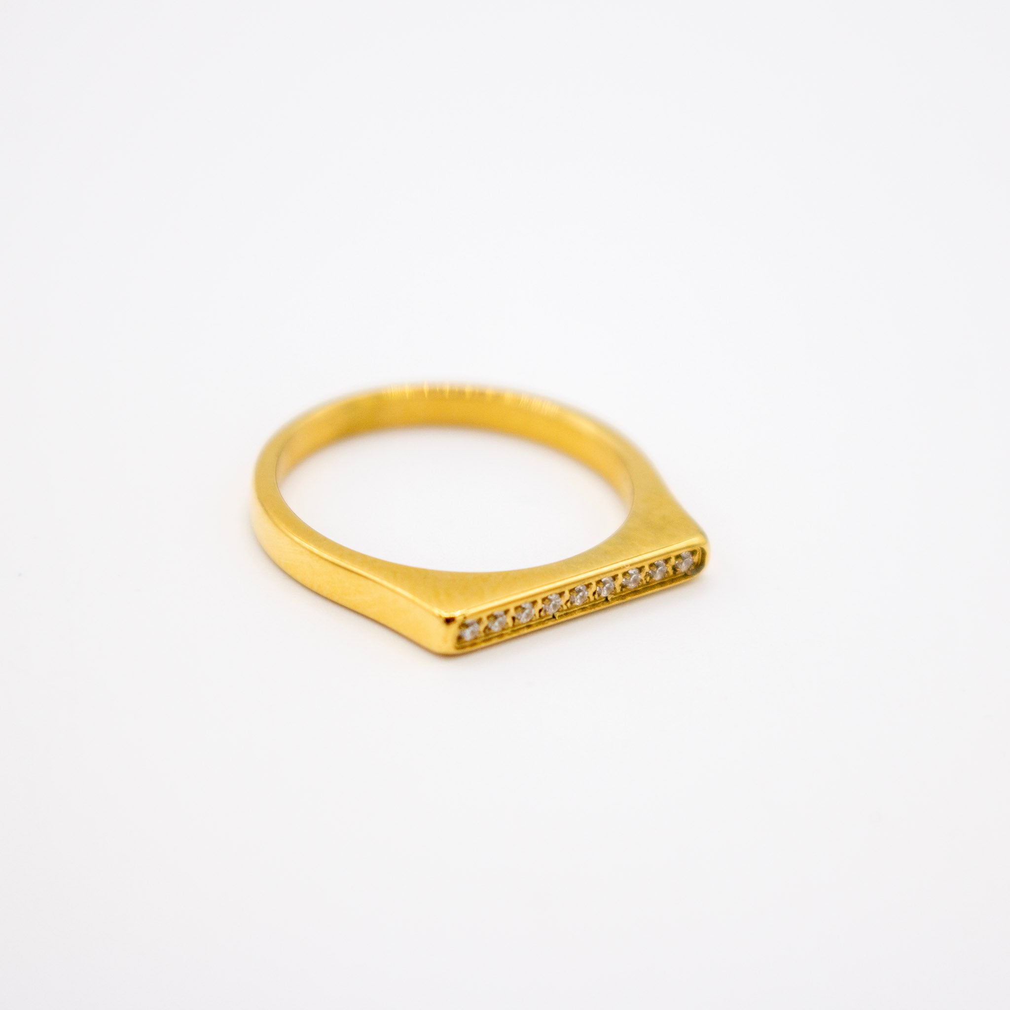 Cz Line Ring