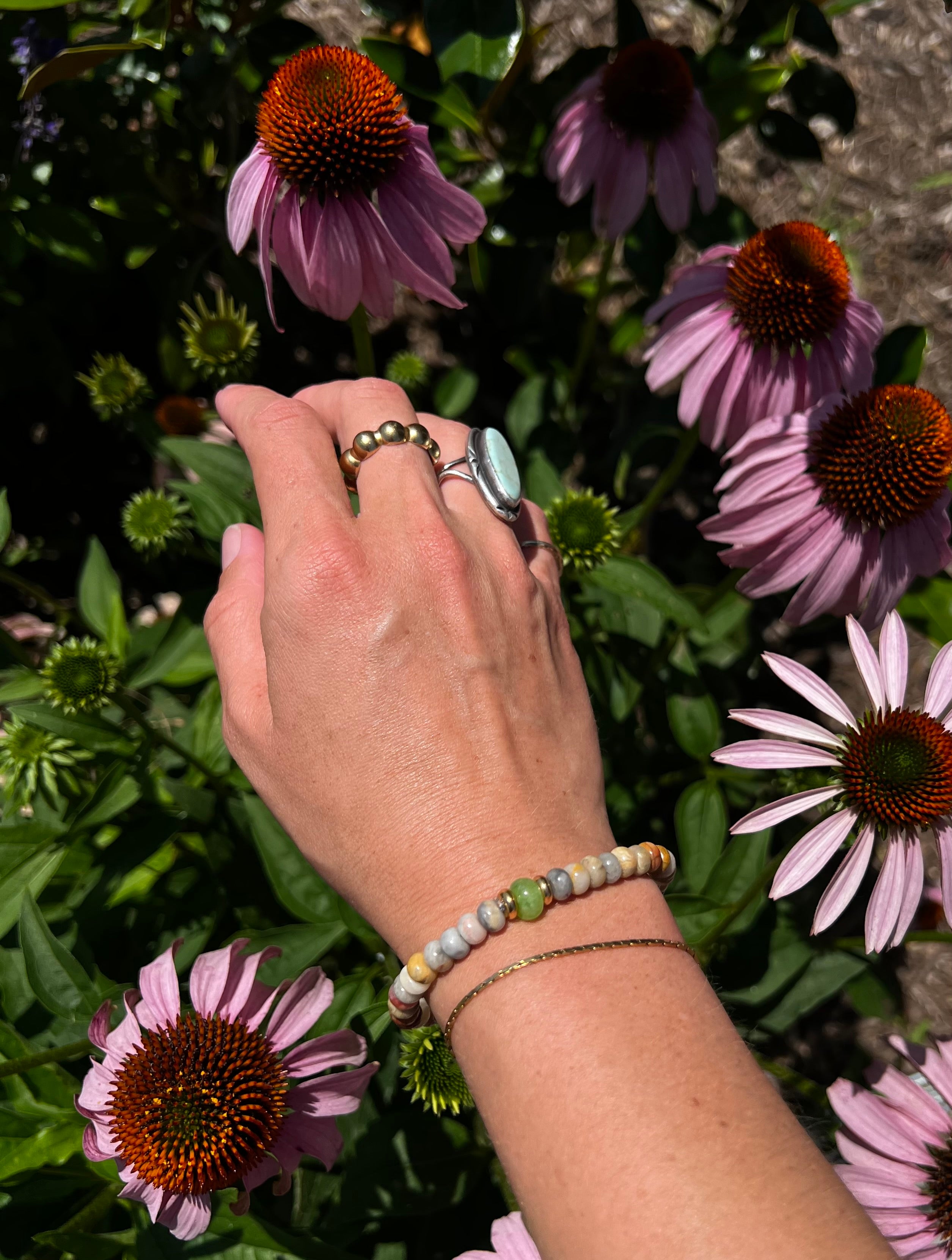 Multi Colored Stone Bracelet