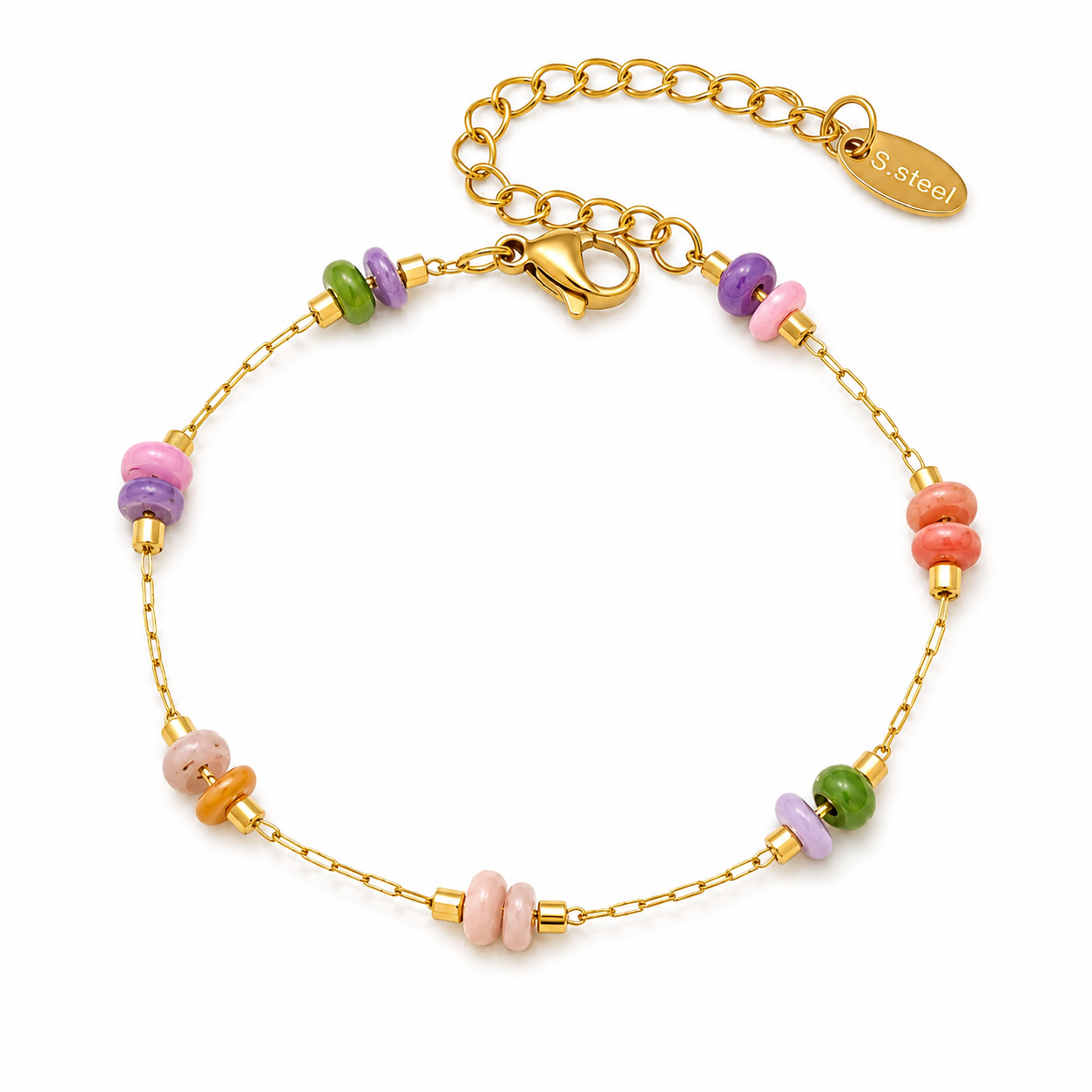 Sunny Colorful Beaded Bracelet