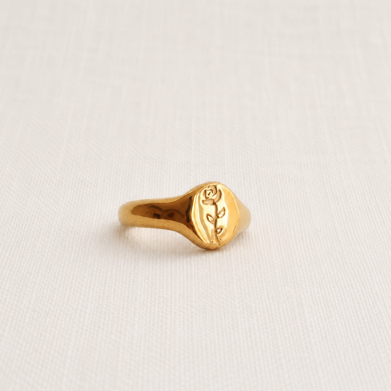Etched Rose Ring