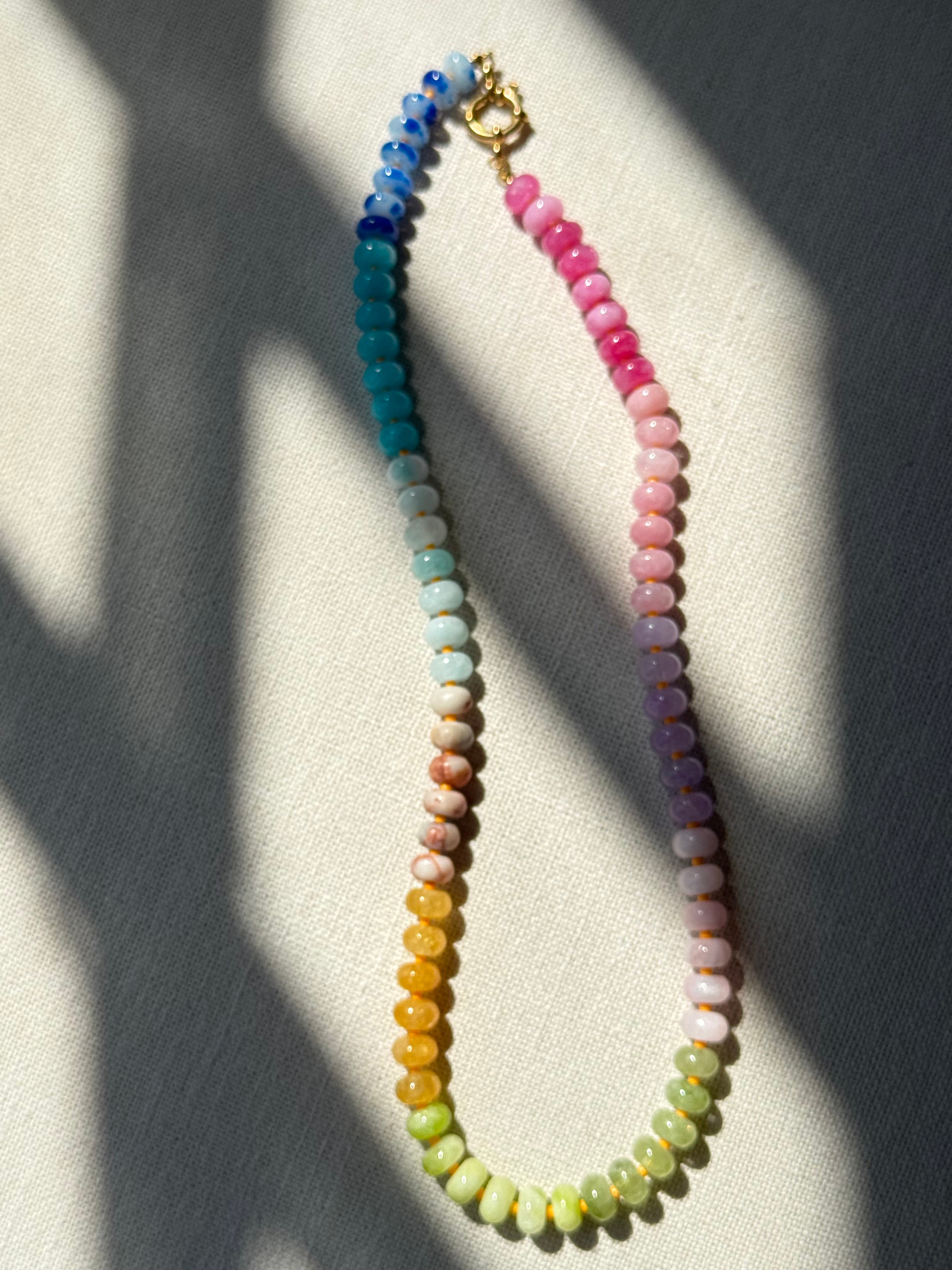A Colorful Life I Live Necklace