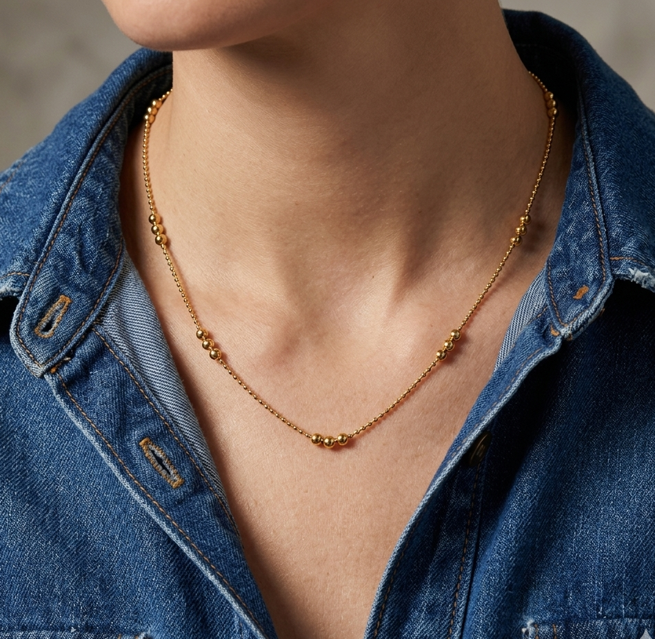 Dainty Beaded Necklace