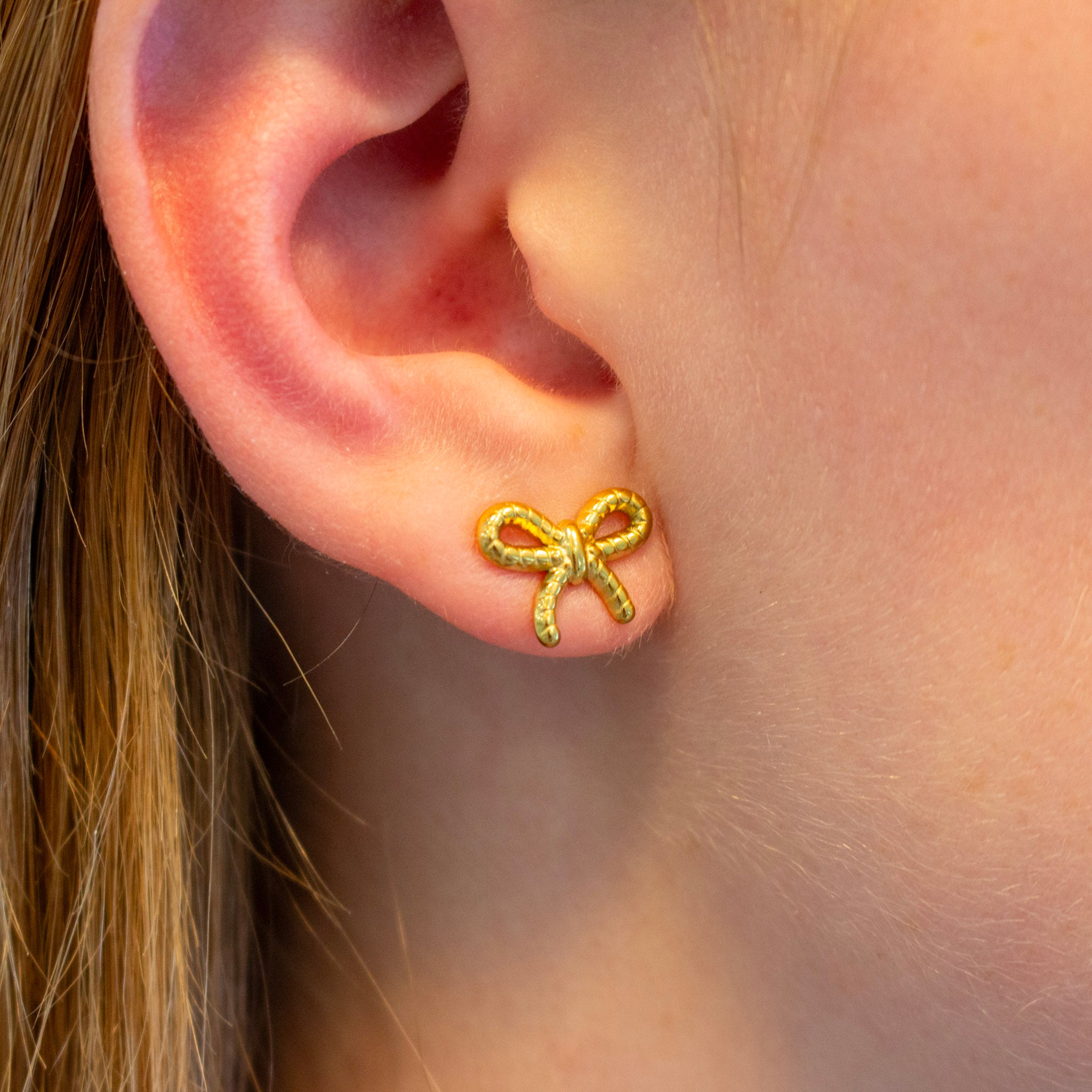Petite Bow Rope Studs