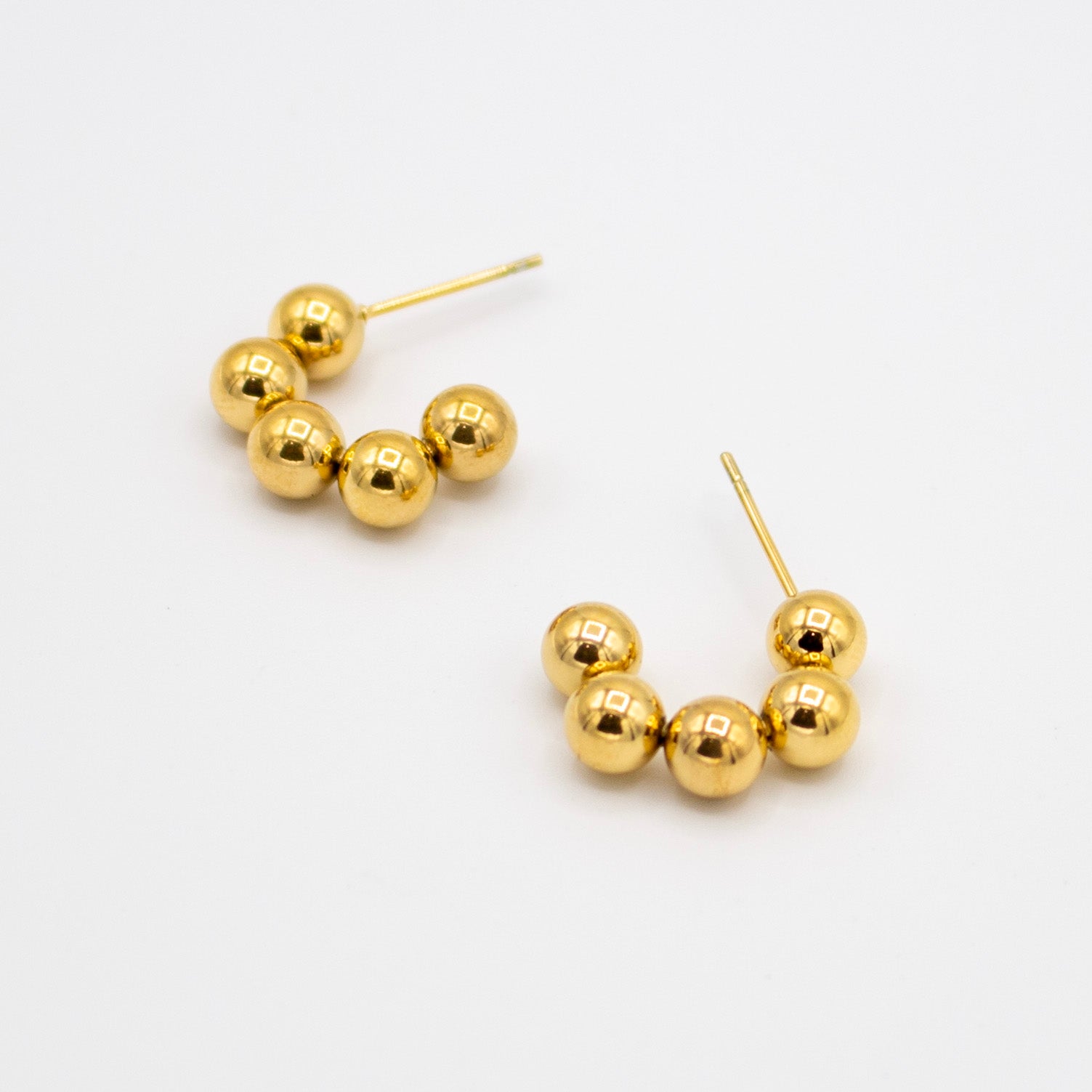 Golden Unity Sphere Earrings