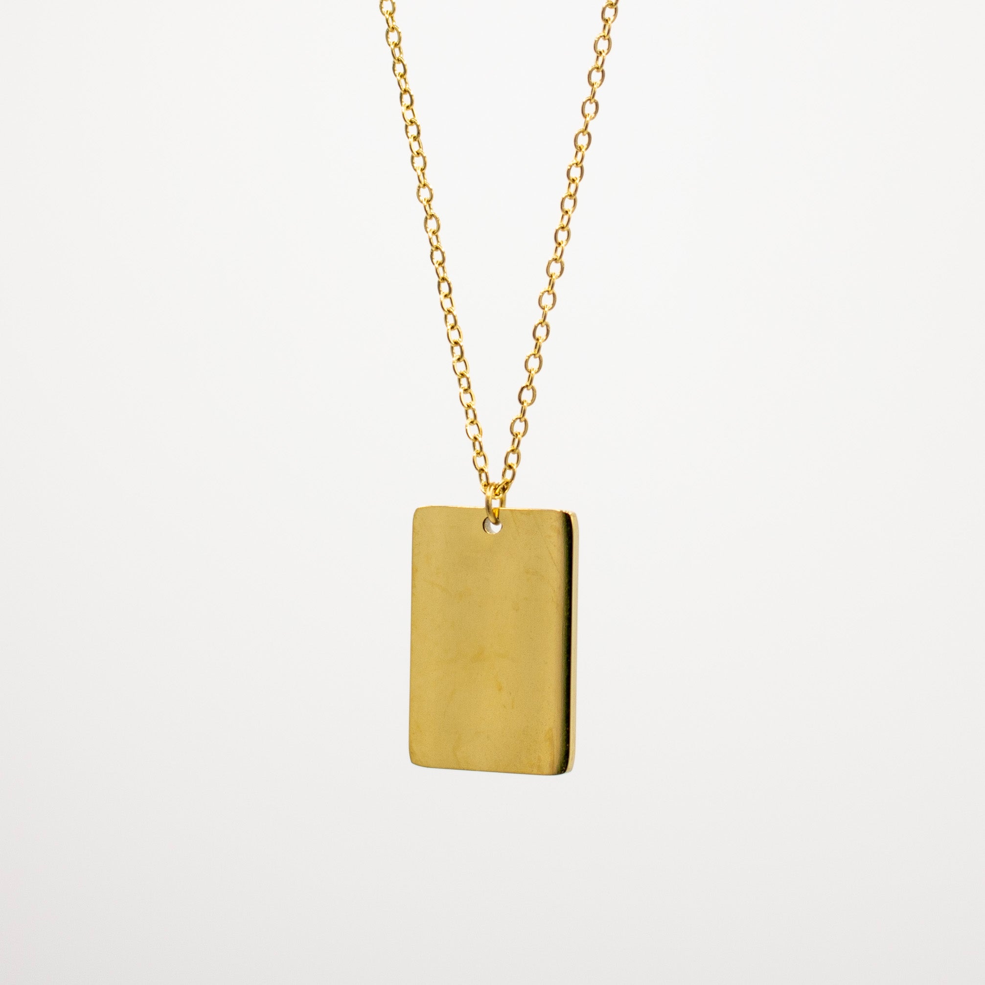 Golden Plate Necklace