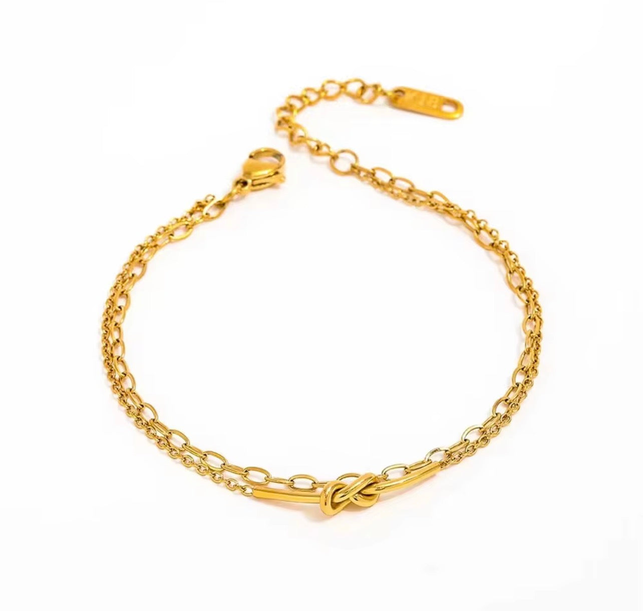 Double Layer Knot Bracelet