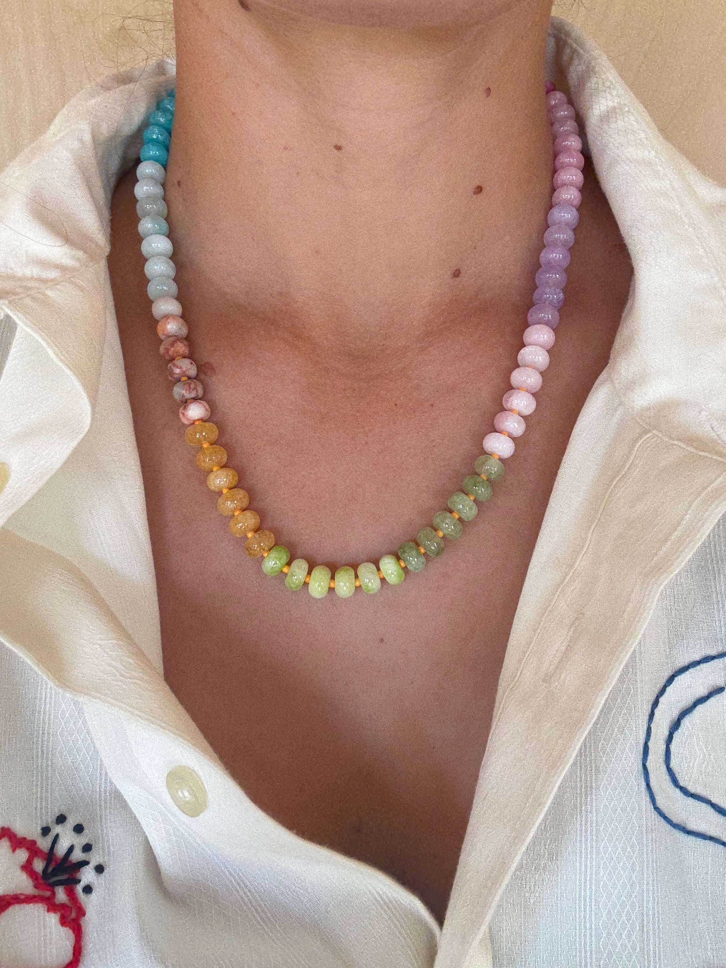 A Colorful Life I Live Necklace