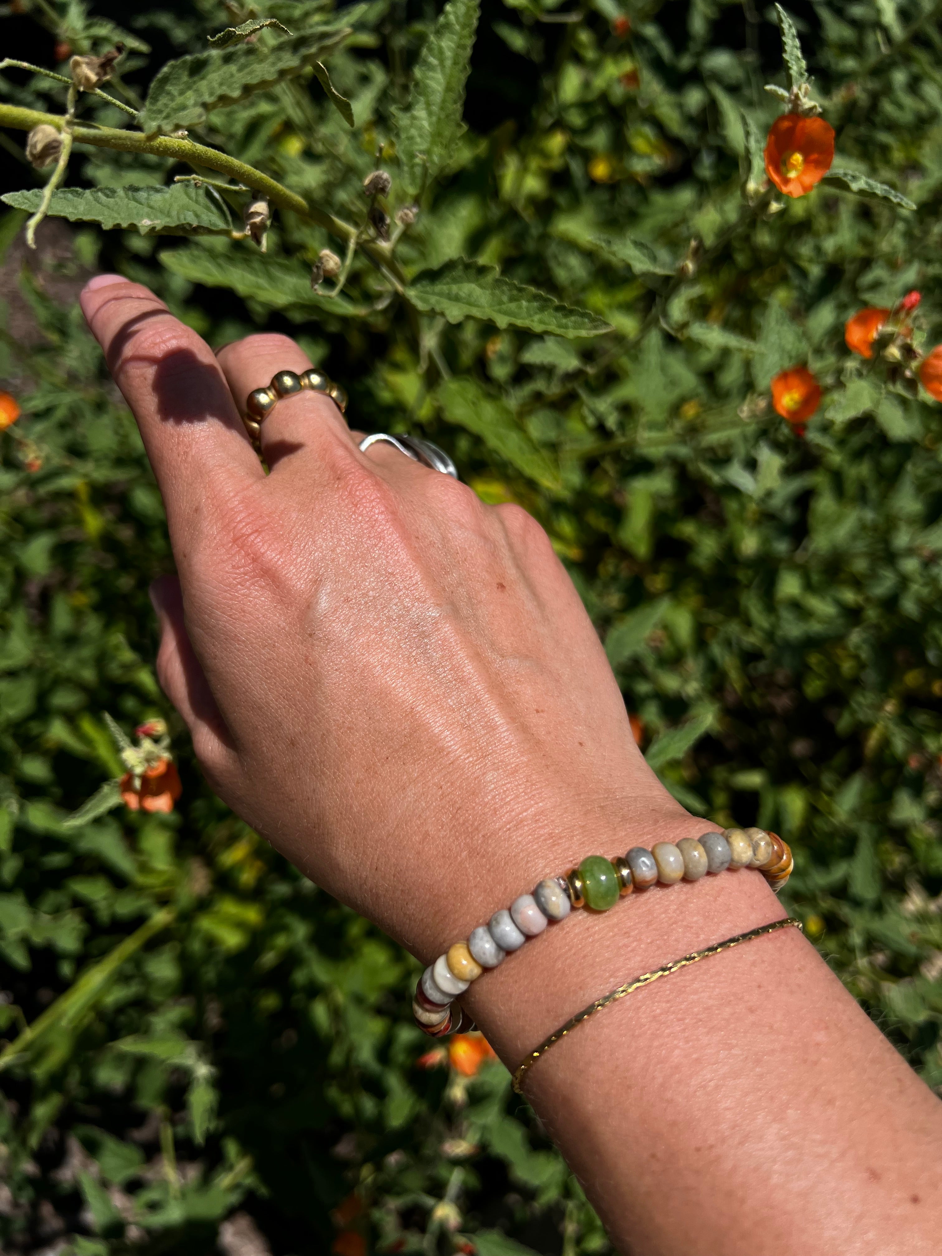 Multi Colored Stone Bracelet