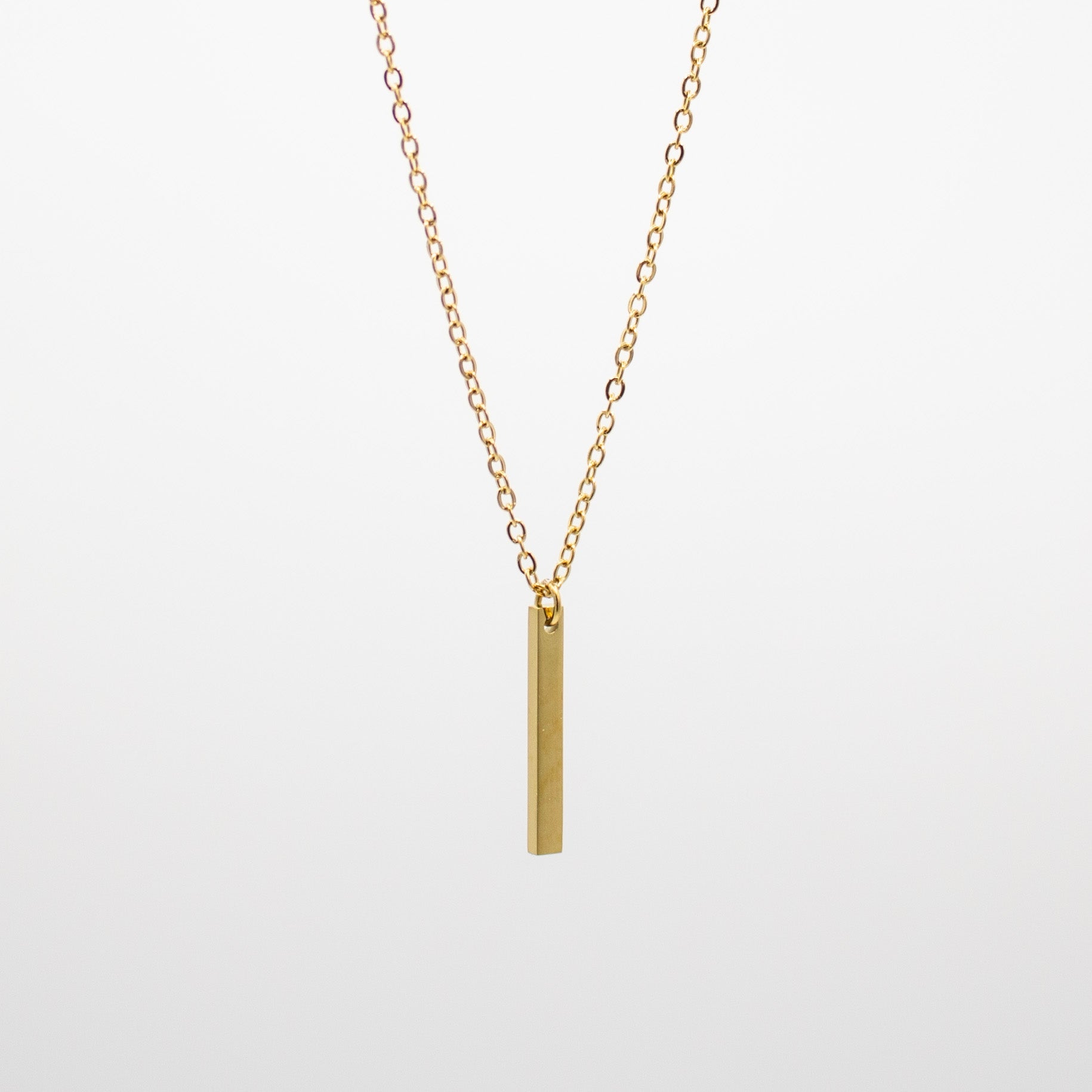 Golden Pillar Necklace