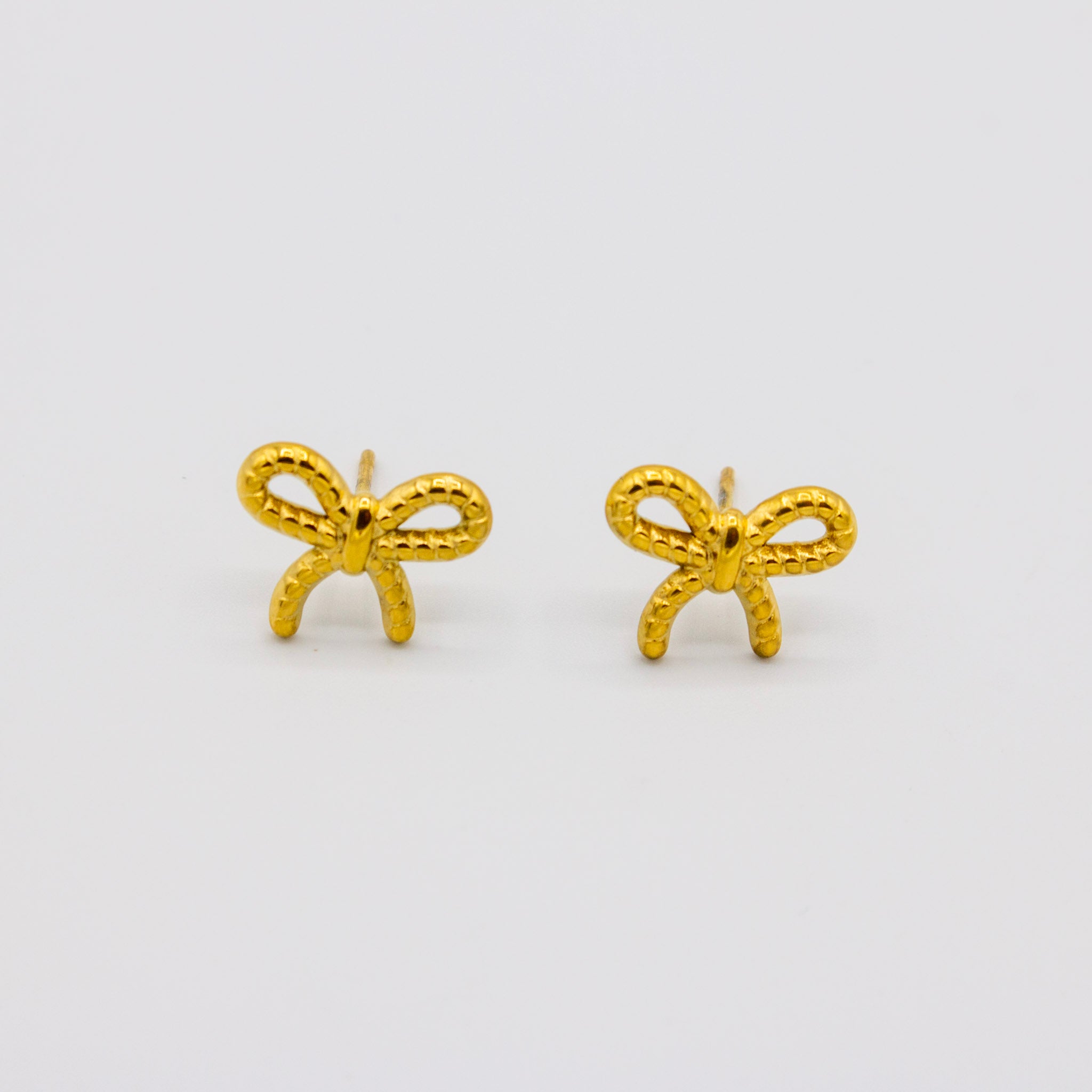 Petite Bow Rope Studs