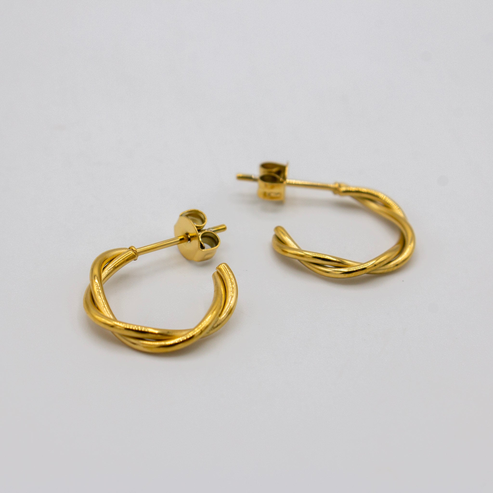 Twist Dainty Hoops