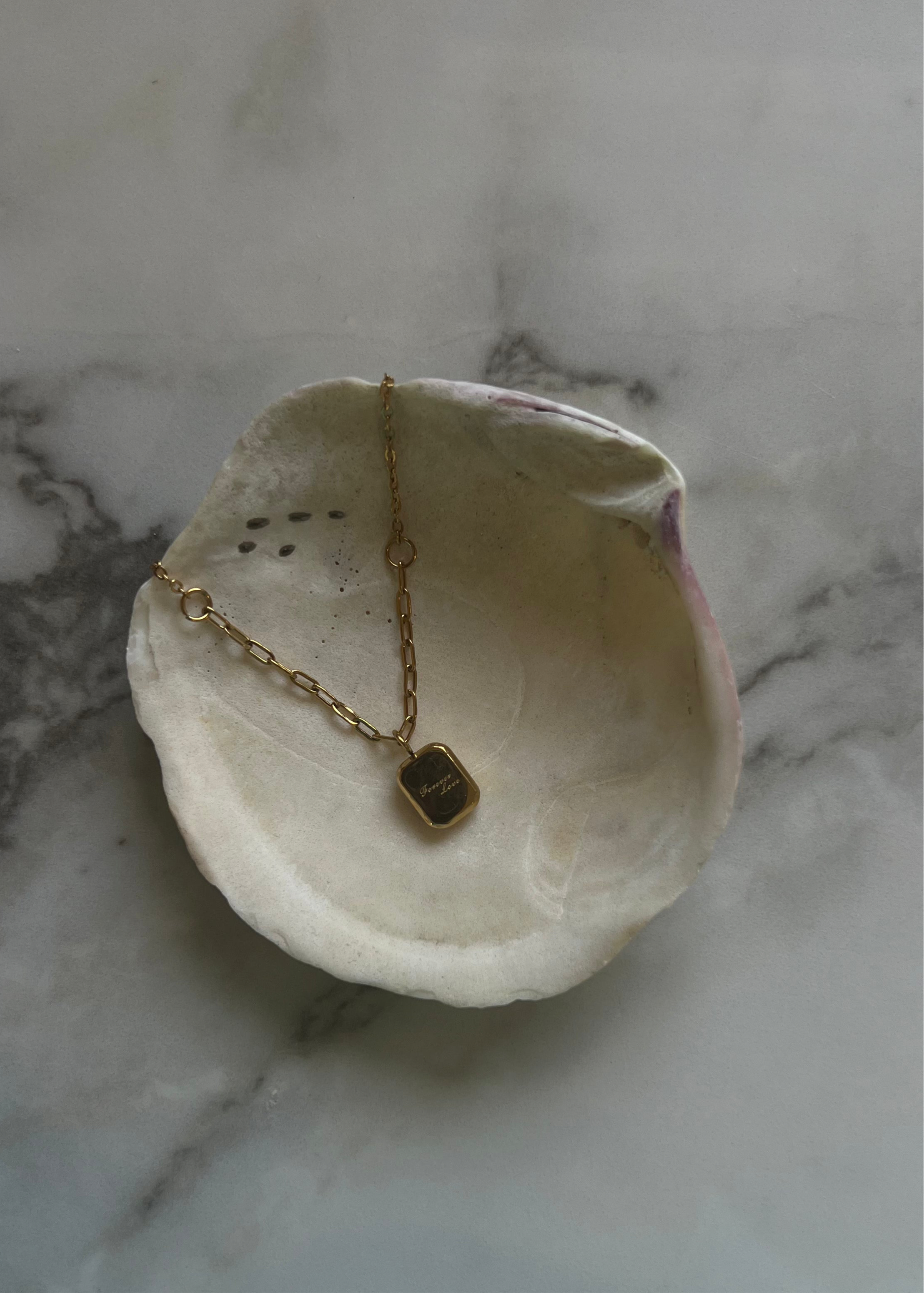 Golden Forever Love Necklace