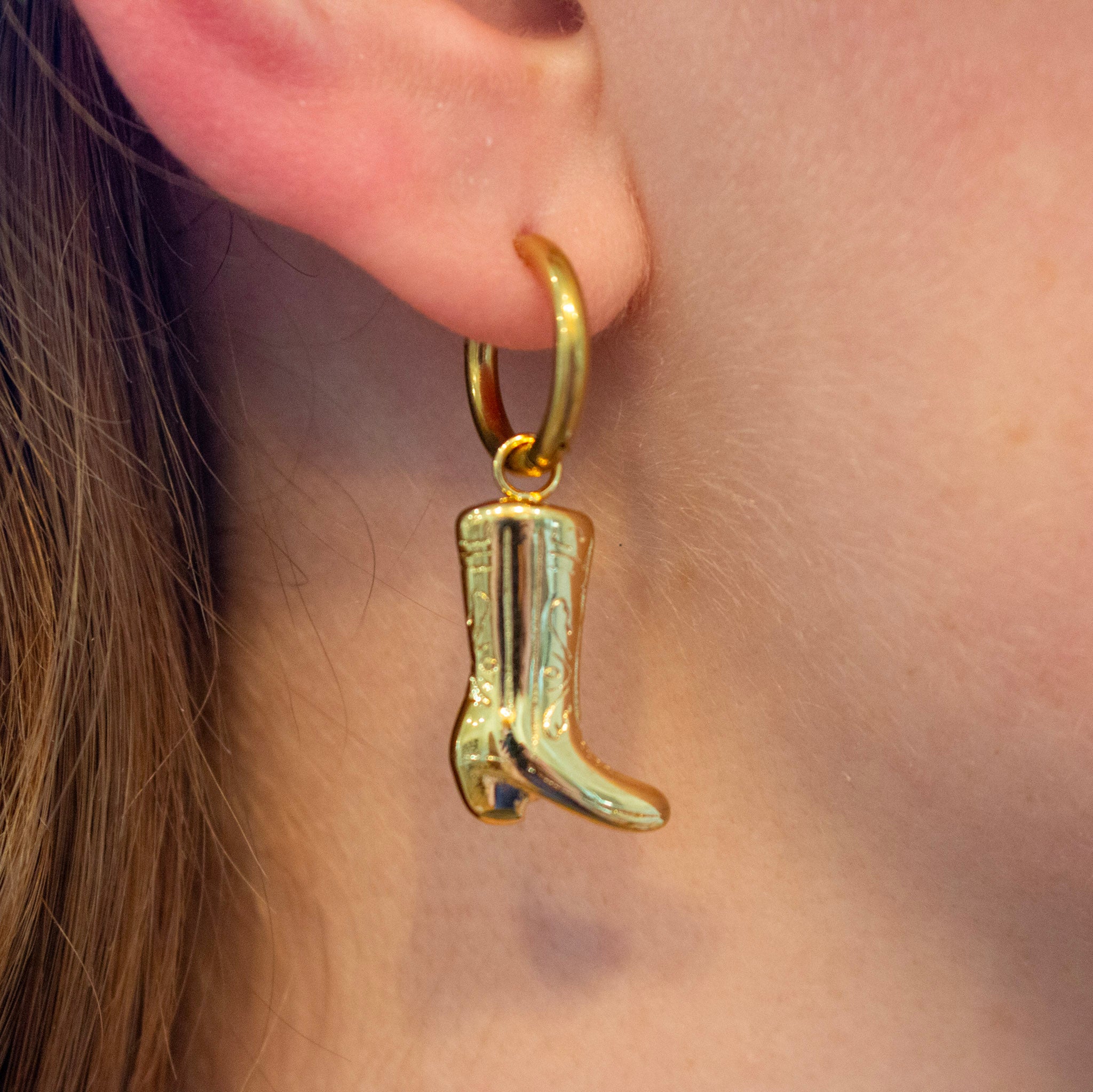 Cowgirl Boots Charm Earrings Y’all
