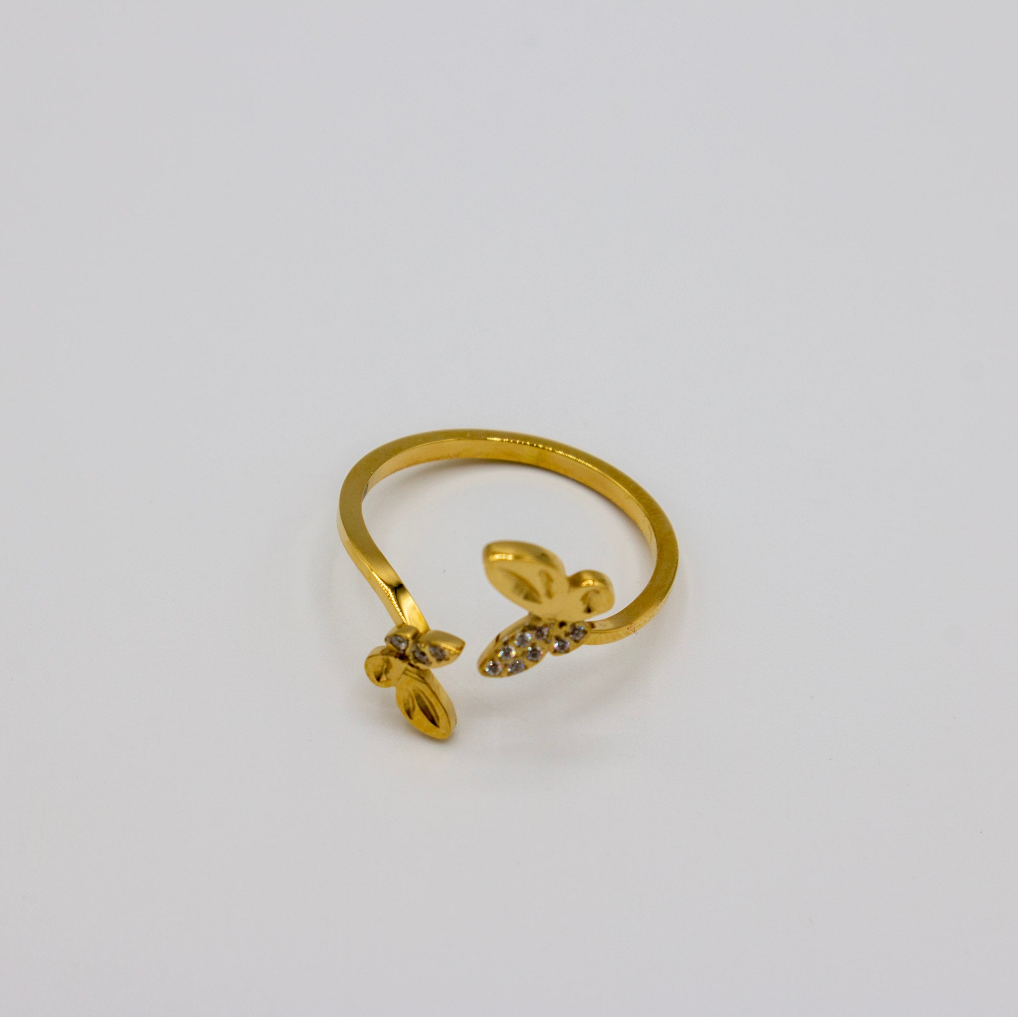 Butterfly Cz Ring