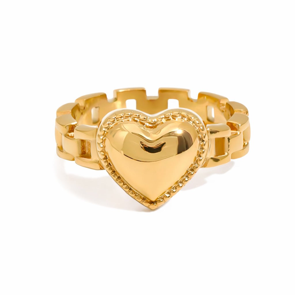Bound Heart Ring