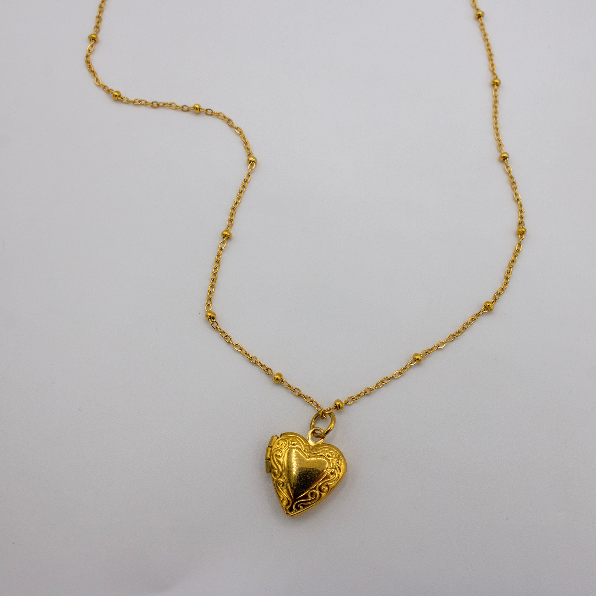 Heart Locket Necklace- Small