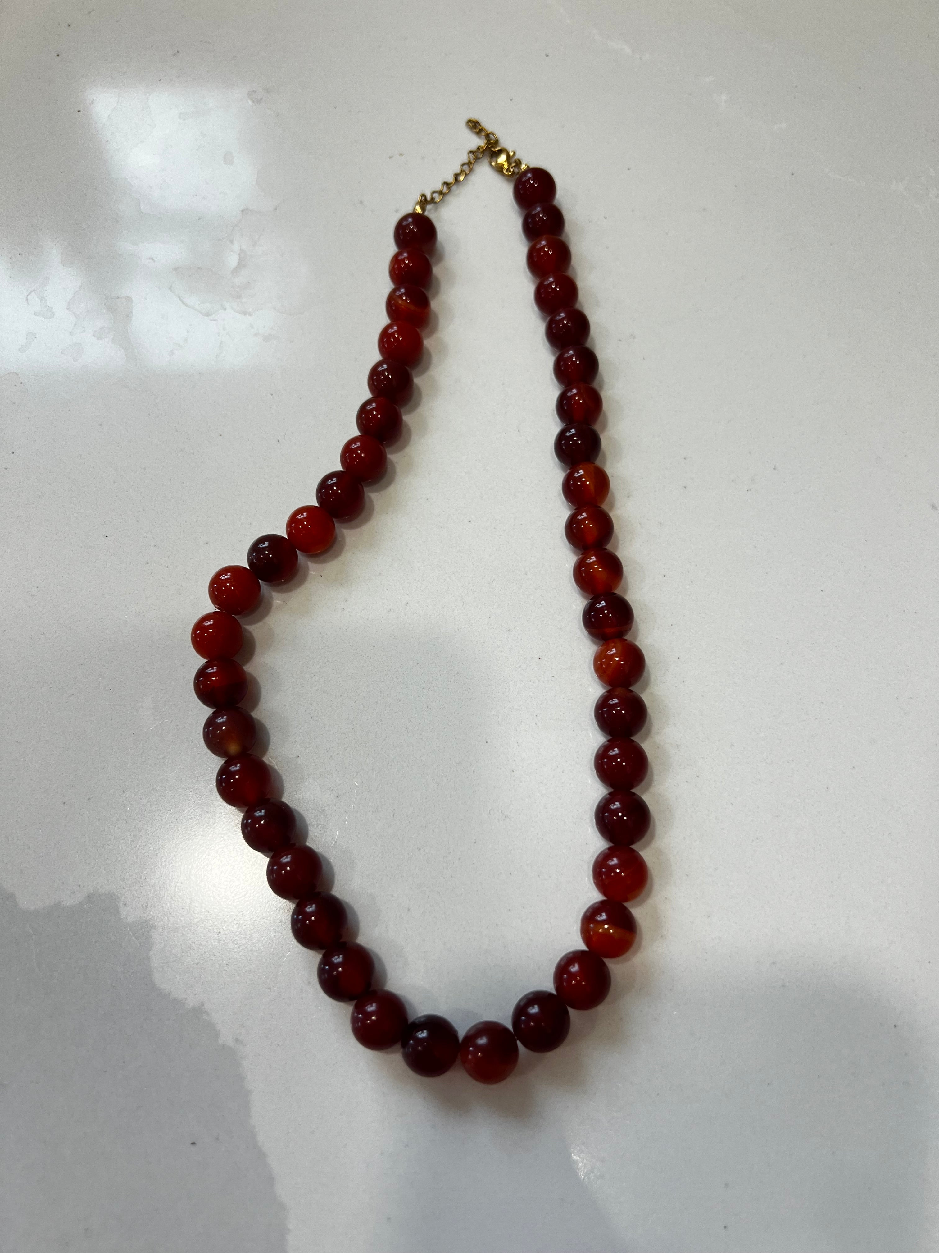 Terracota Stone Necklace