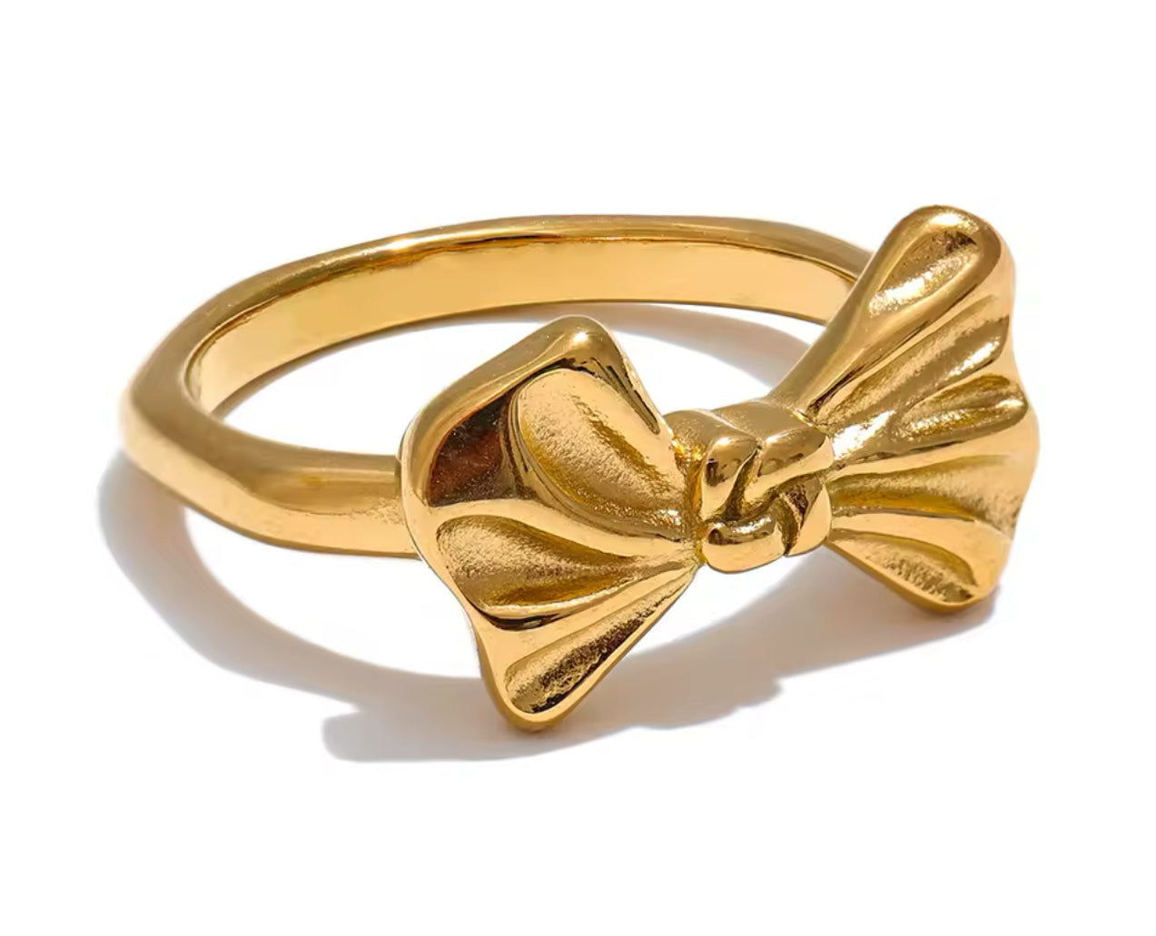 Gold Bow Ring