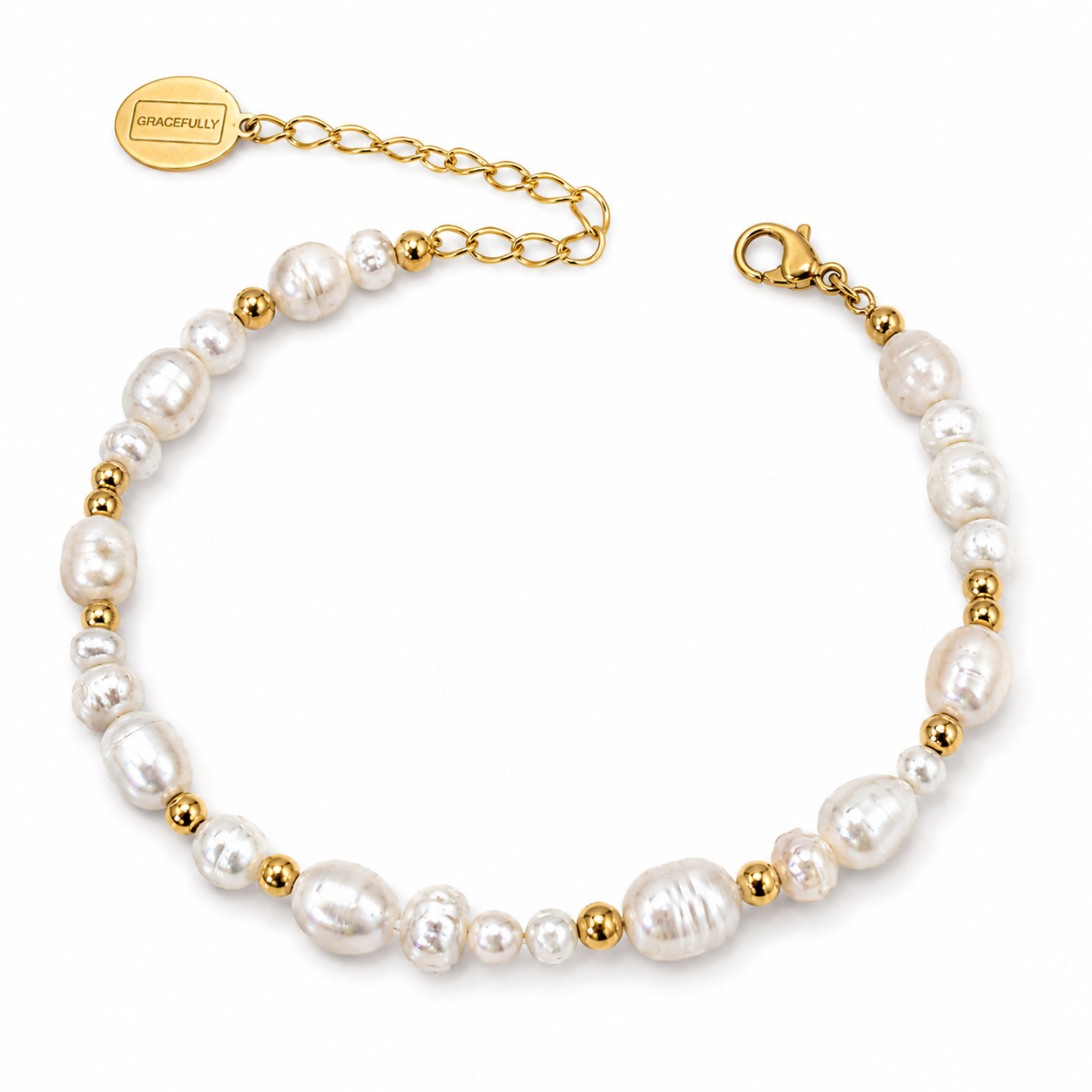 Golden Hour Pearl Bracelet