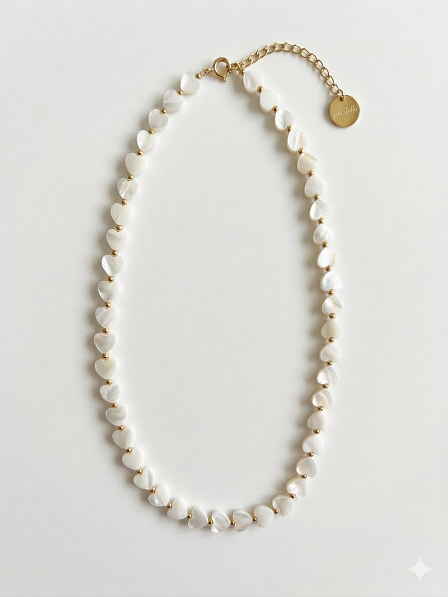 Hearts of Shell Necklace