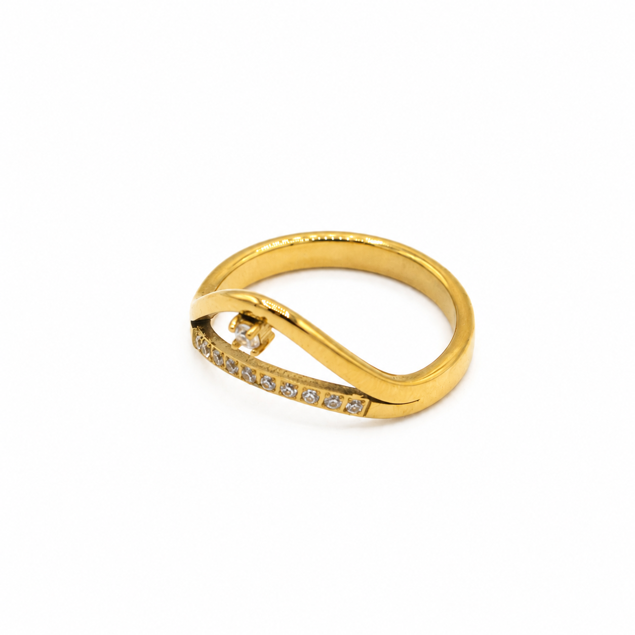 Sparkle Double Layer Ring