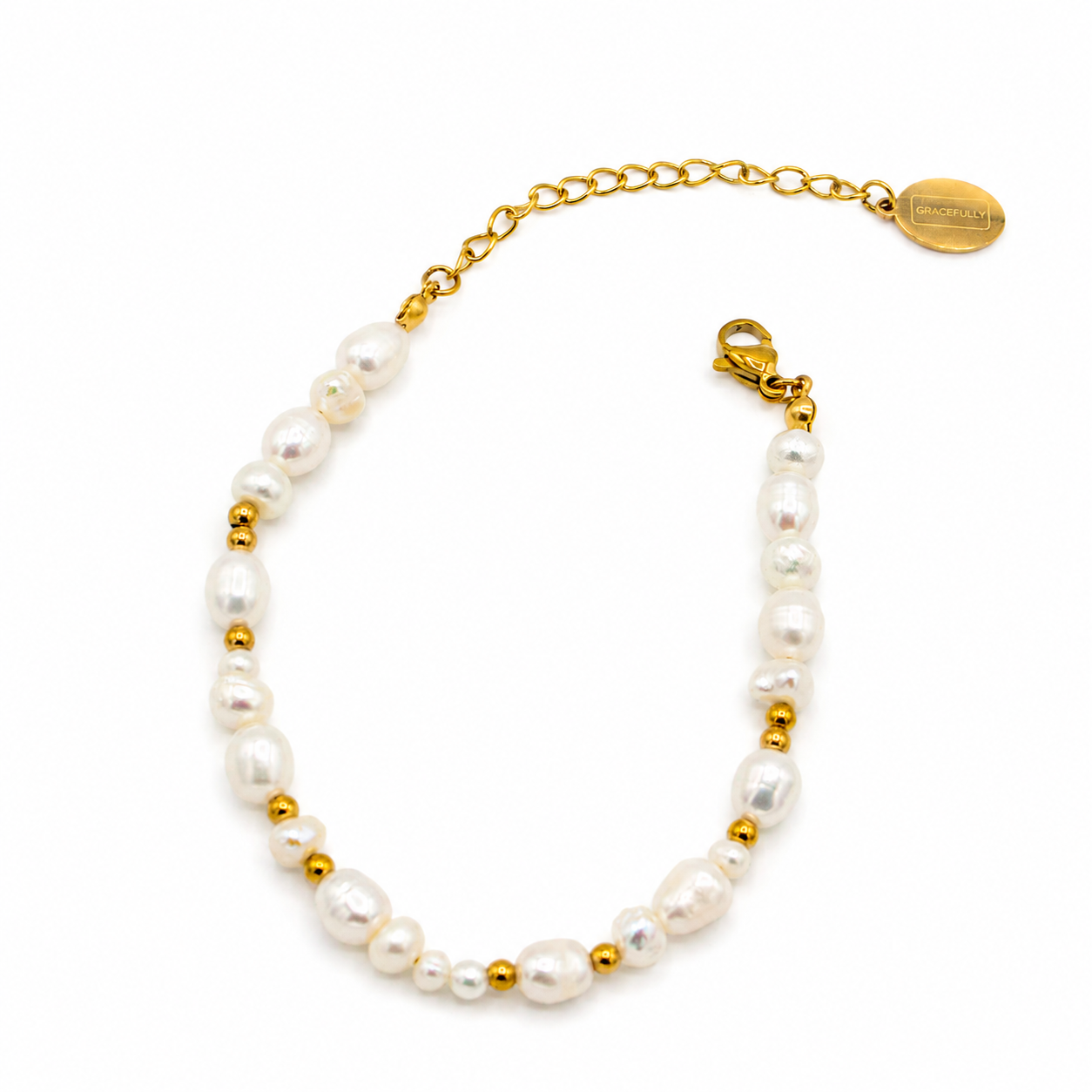 Golden Hour Pearl Bracelet