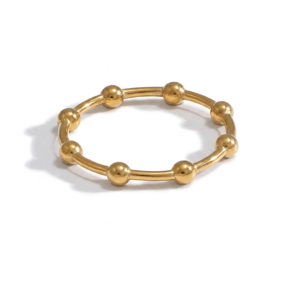 Dotted Band Ring