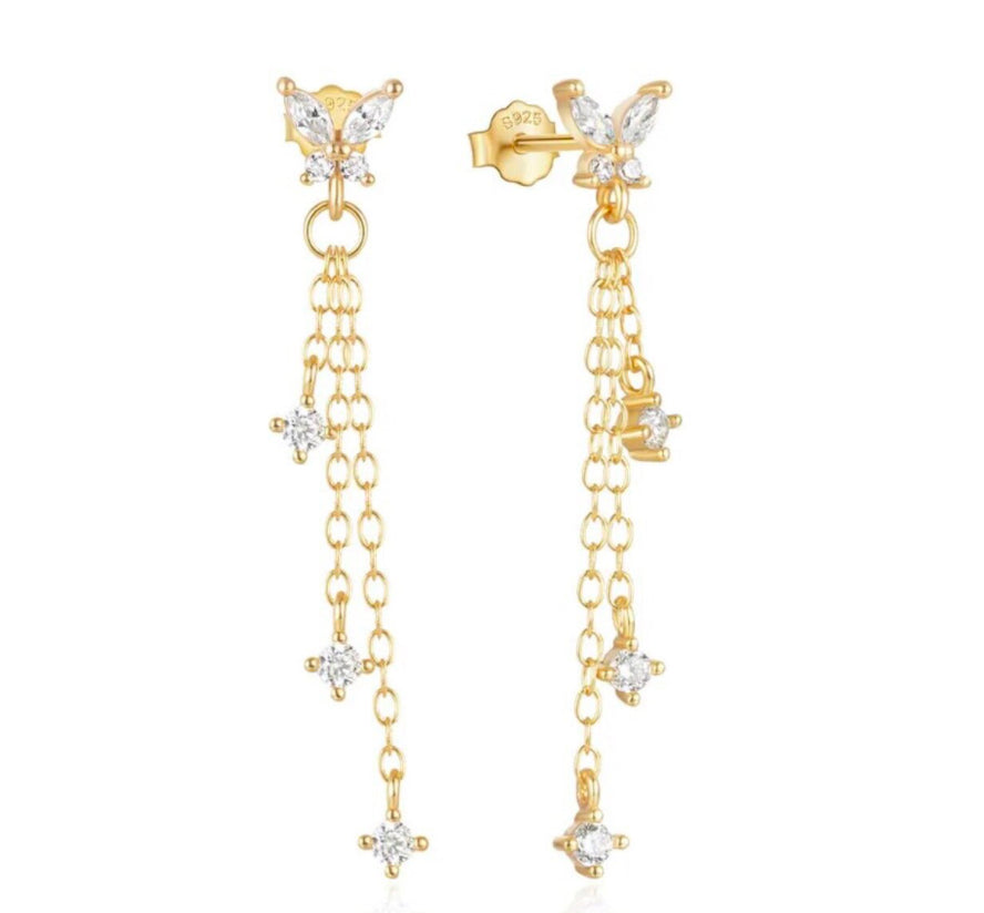 Butterfly Jewel Earrings