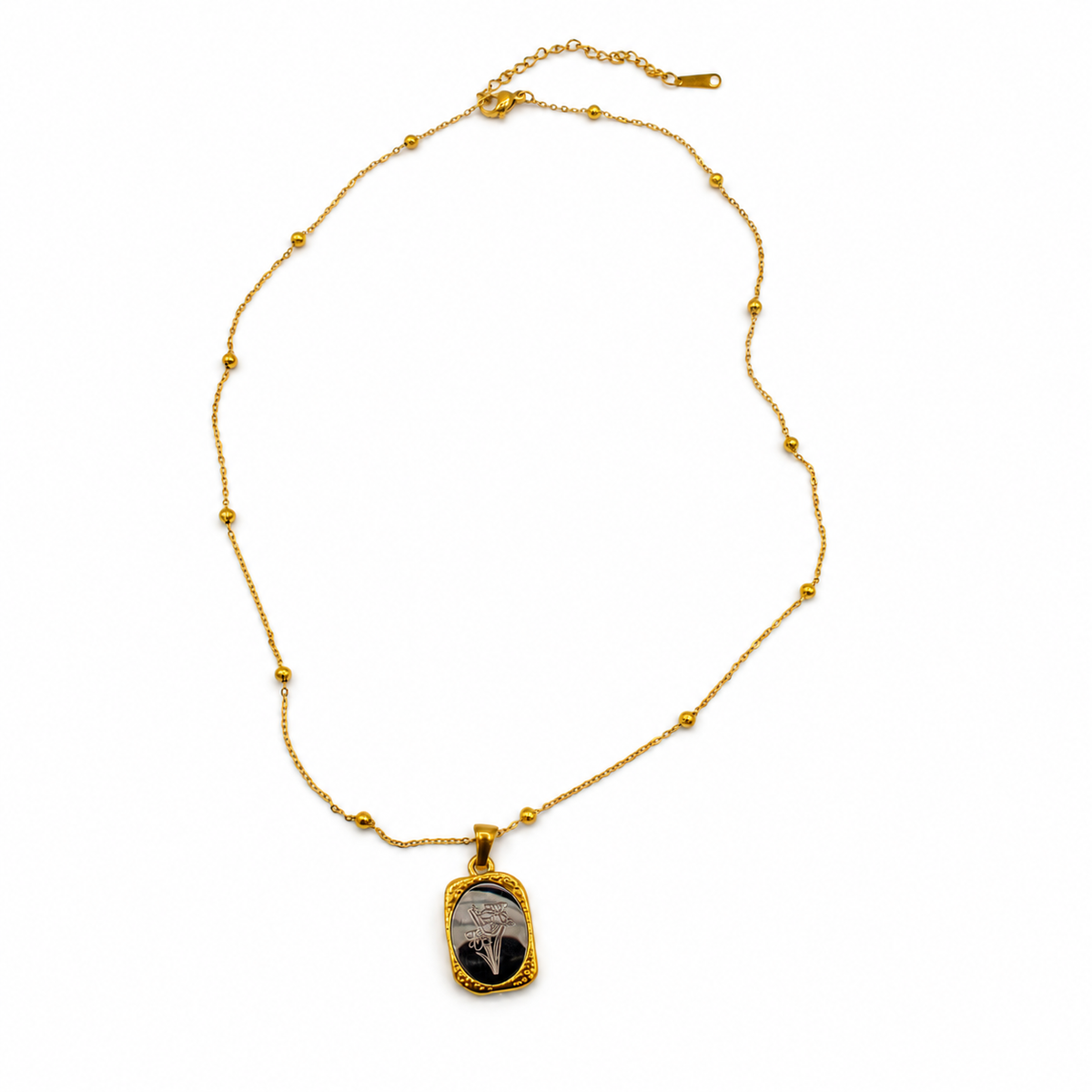 Gold & Silver Wild Flower Necklace