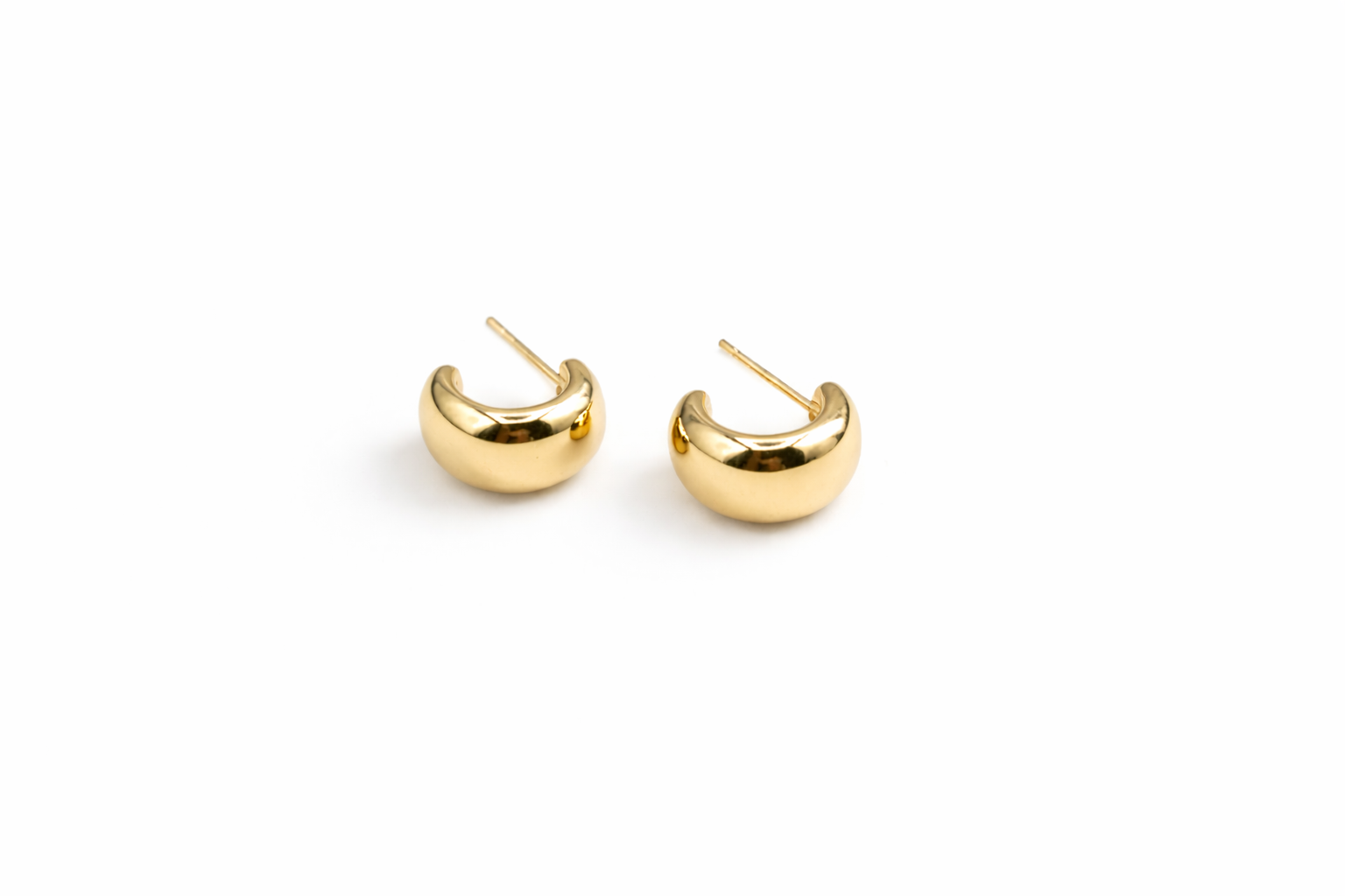 Gold Chunky Hoop