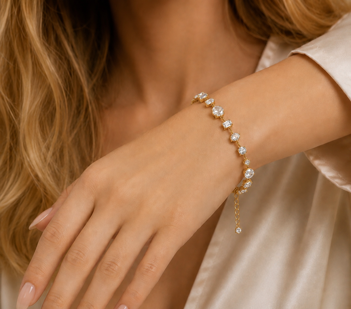 Shapes Cz Bracelet