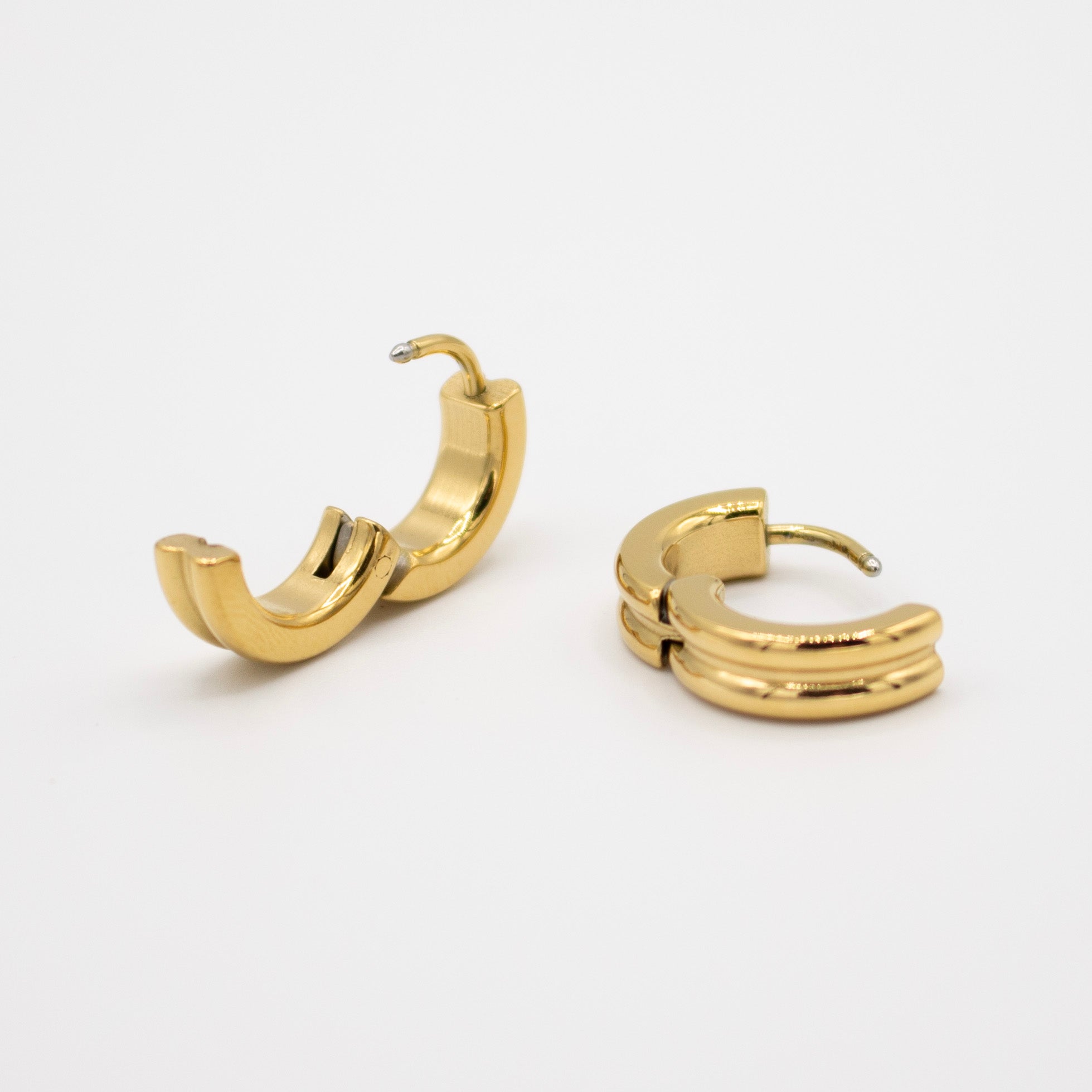 Golden Layered Earrings