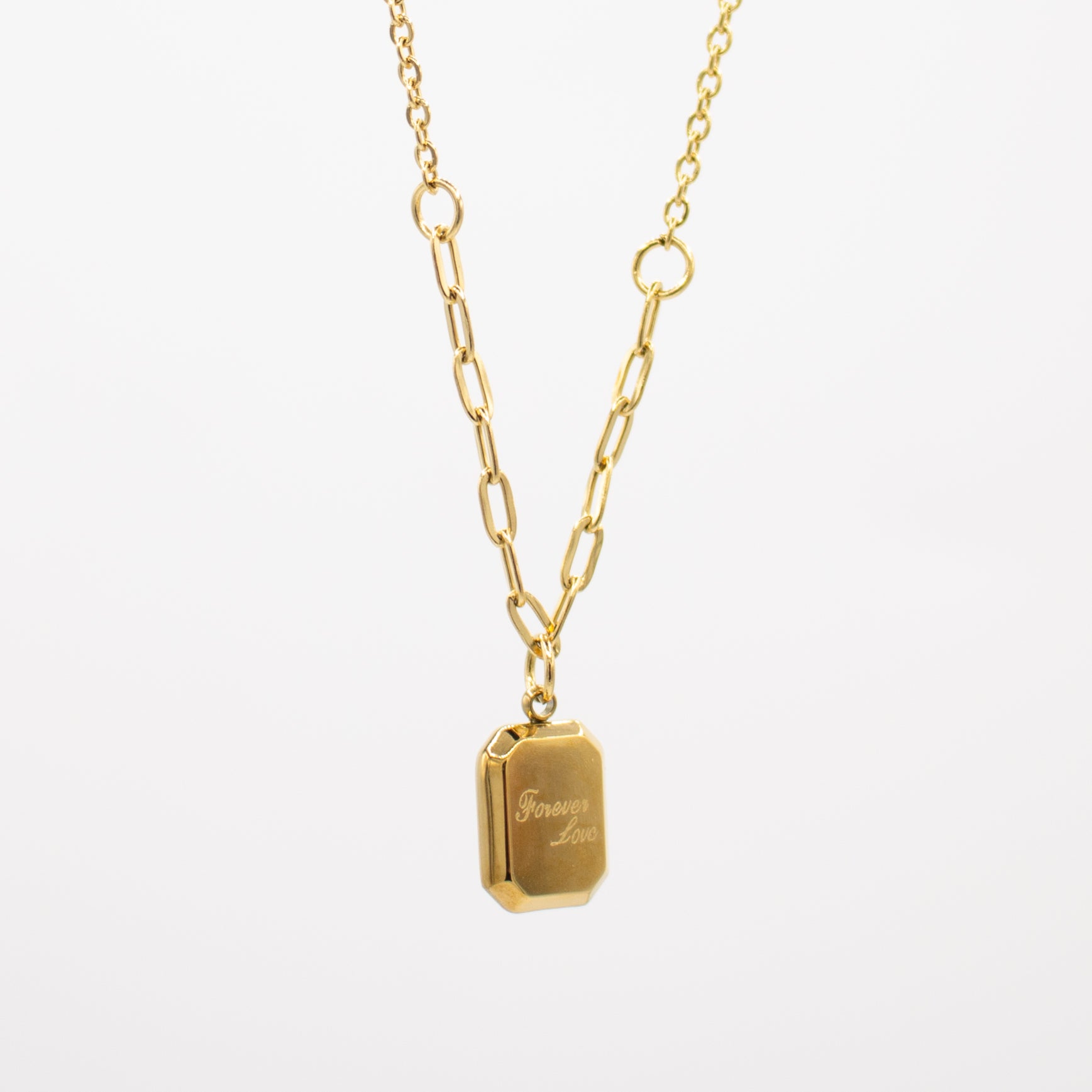 Golden Forever Love Necklace