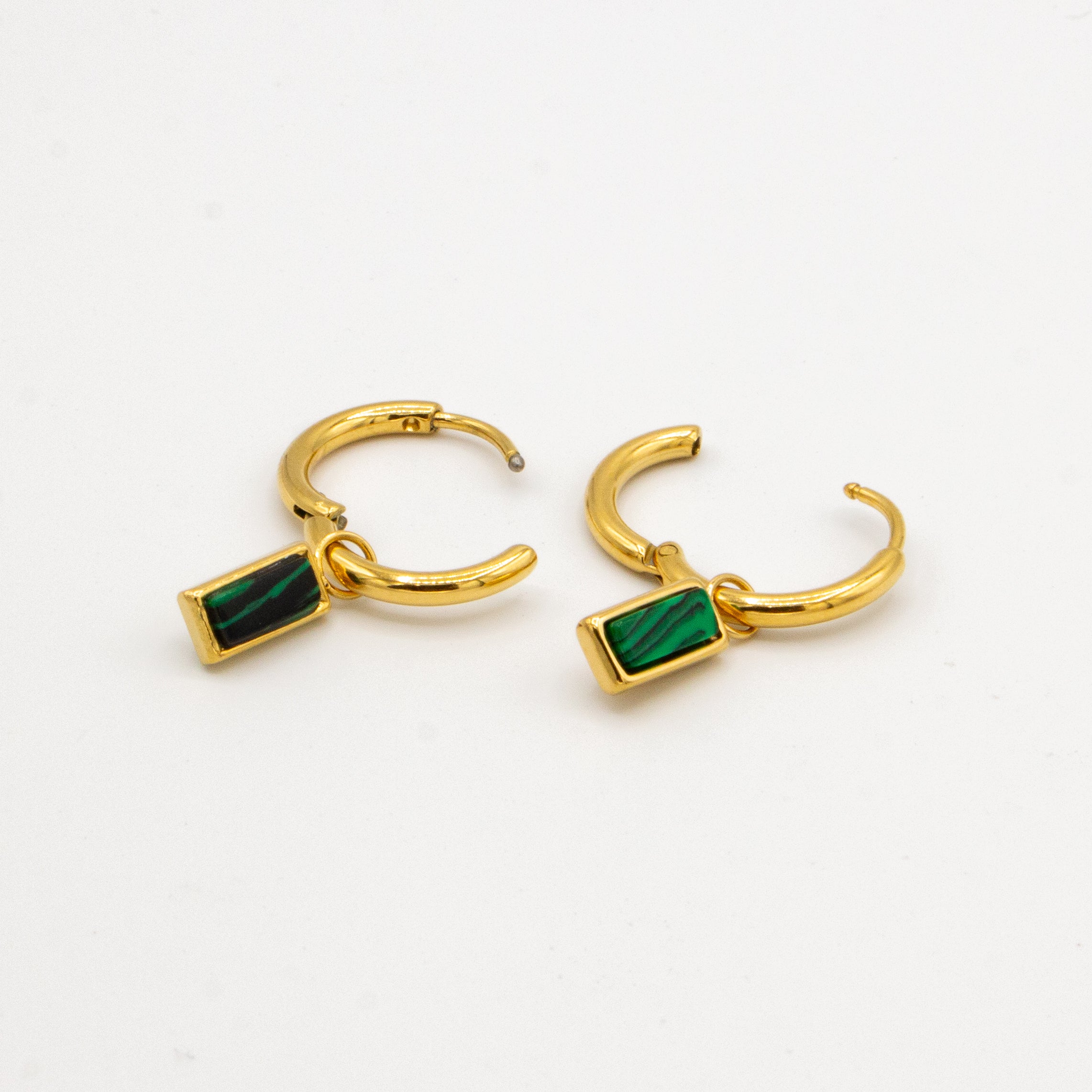 Green Jewel Earrings