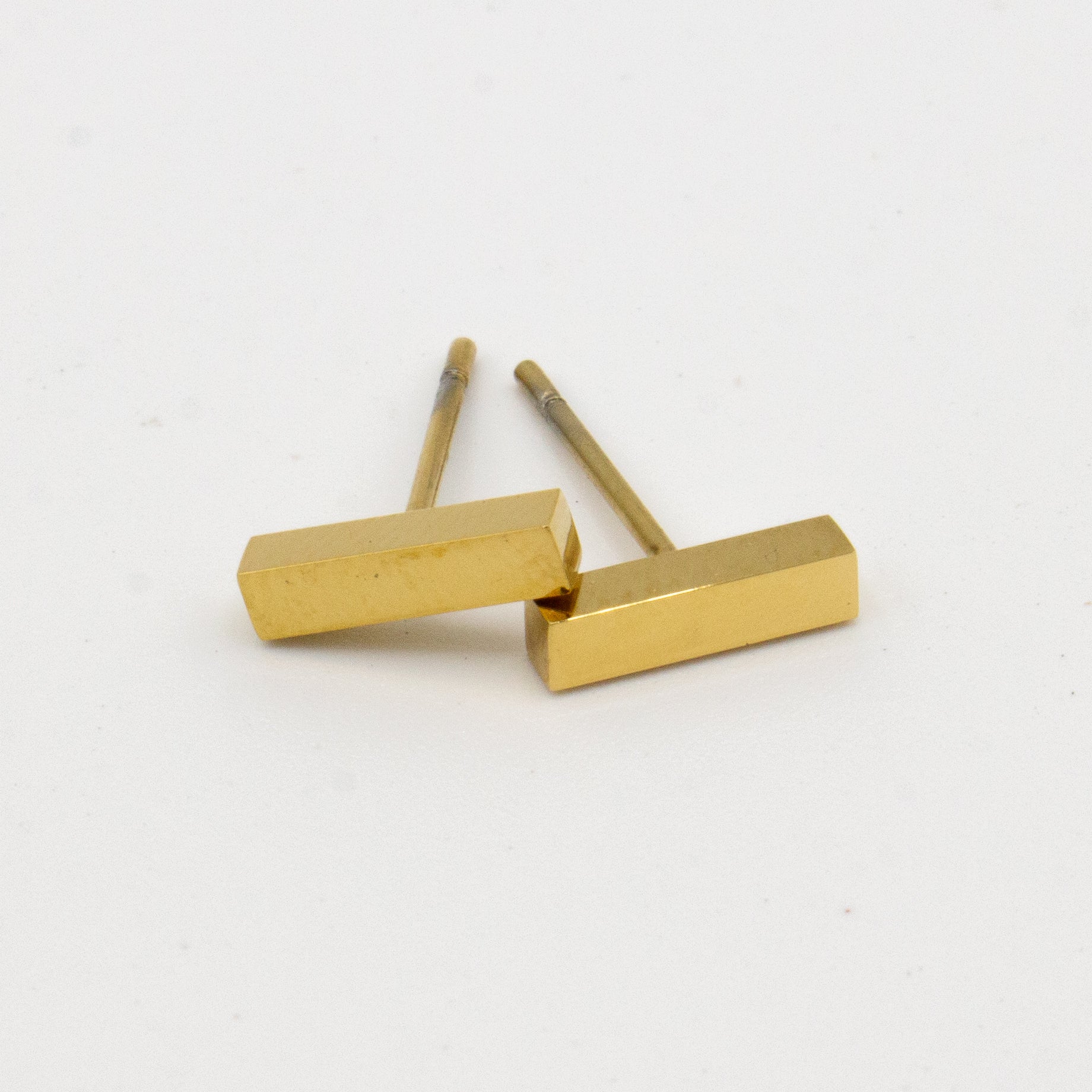 Golden Bar Studs