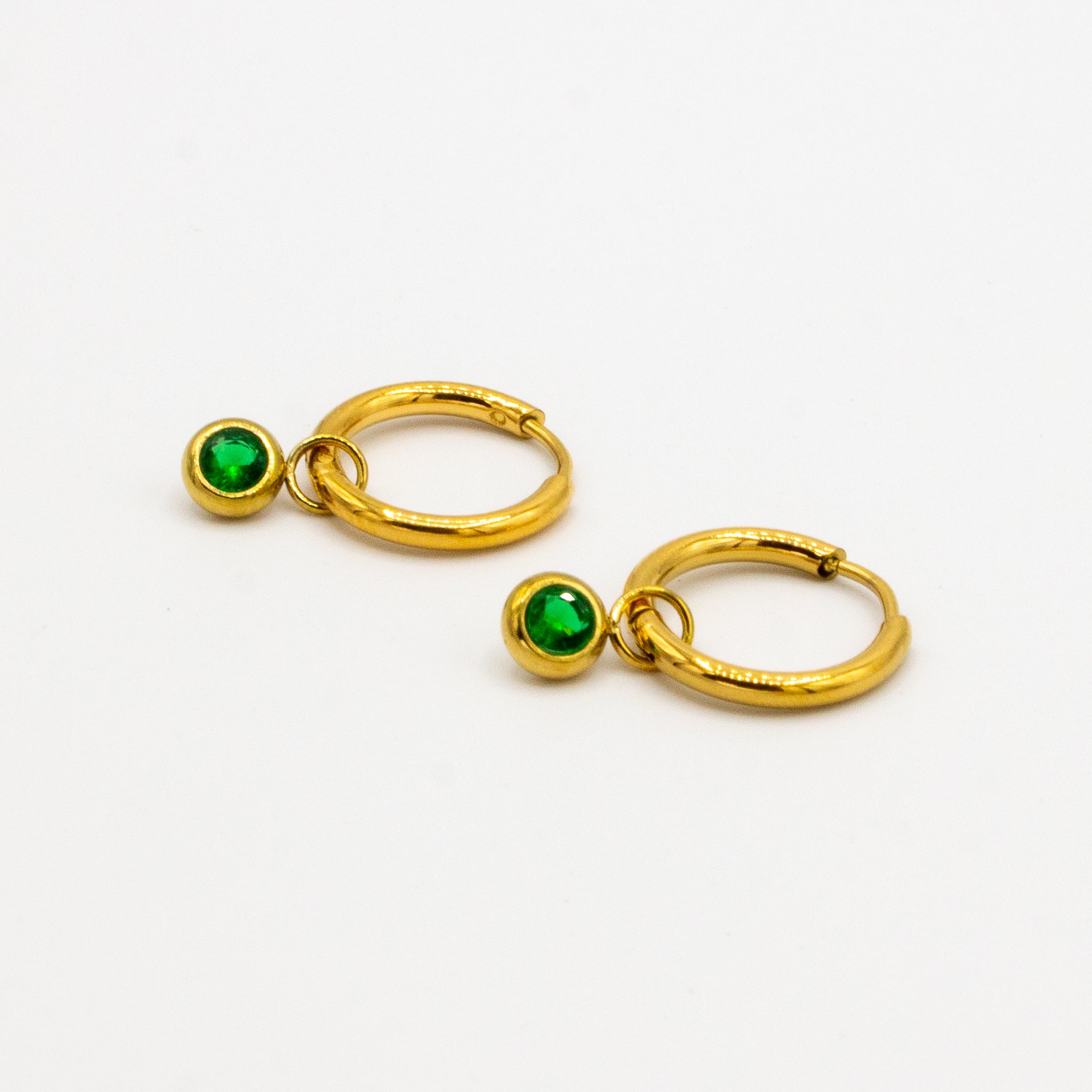 Green Jewel Earrings