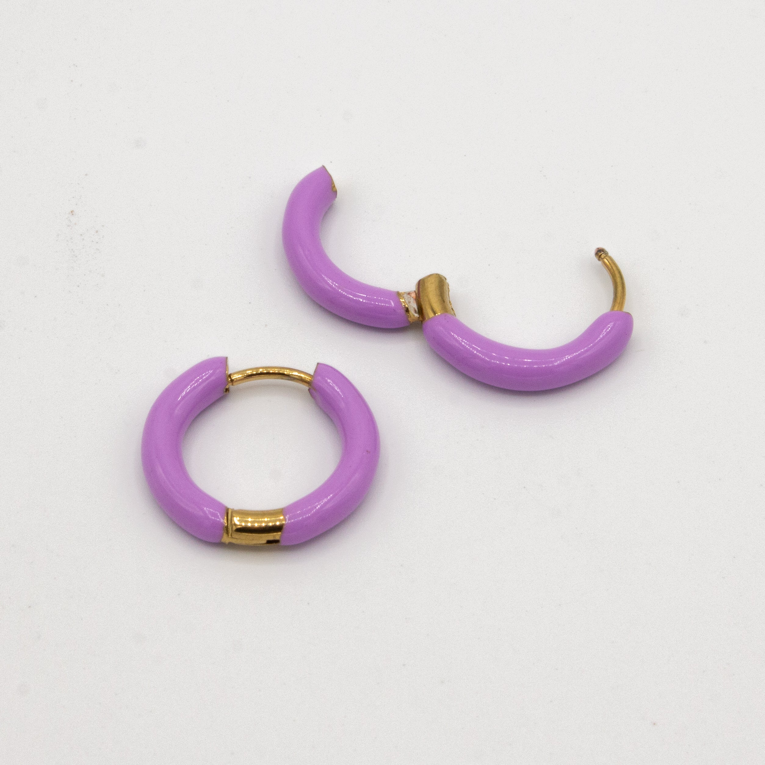 Pink Loop Earrings