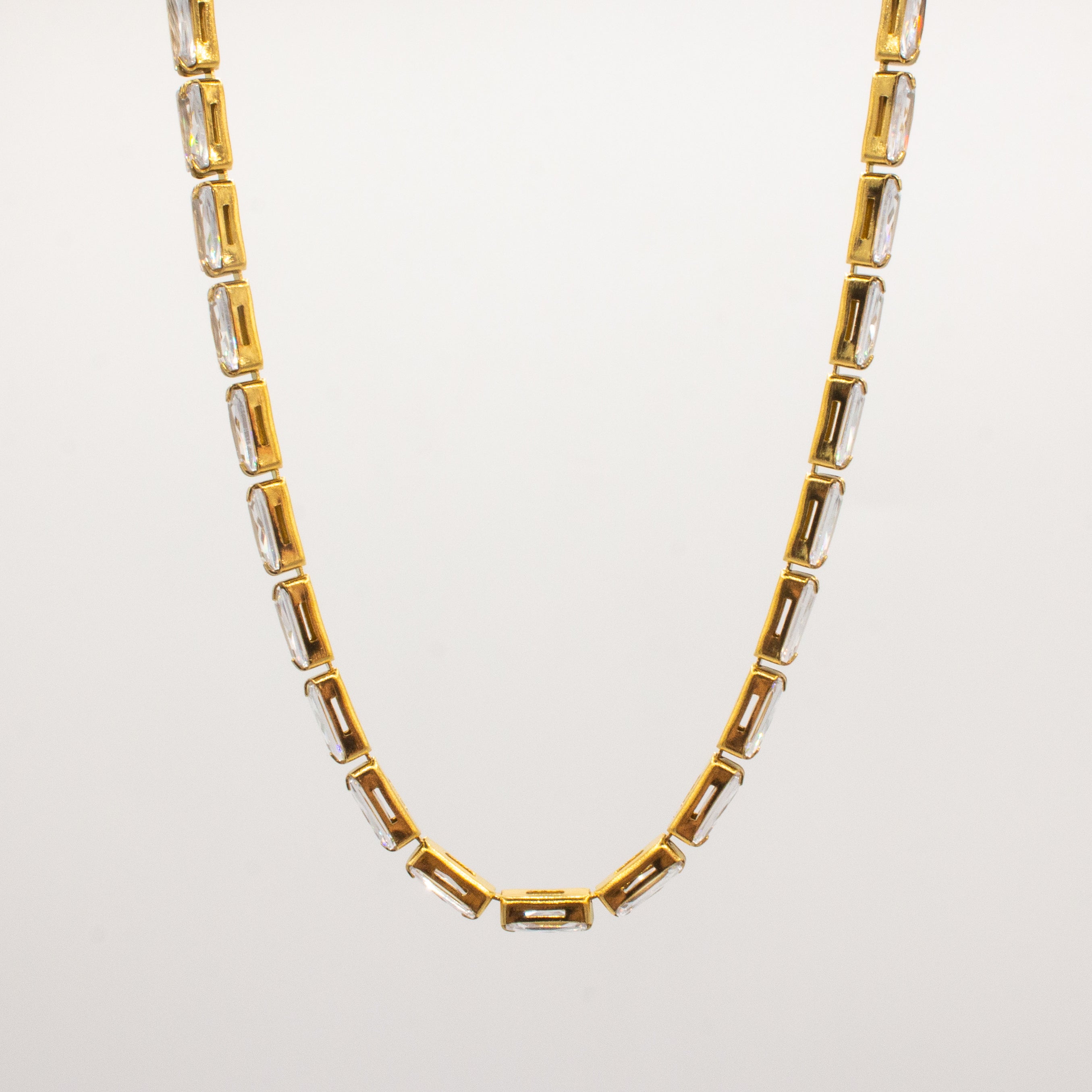 Golden Jeweled Necklace