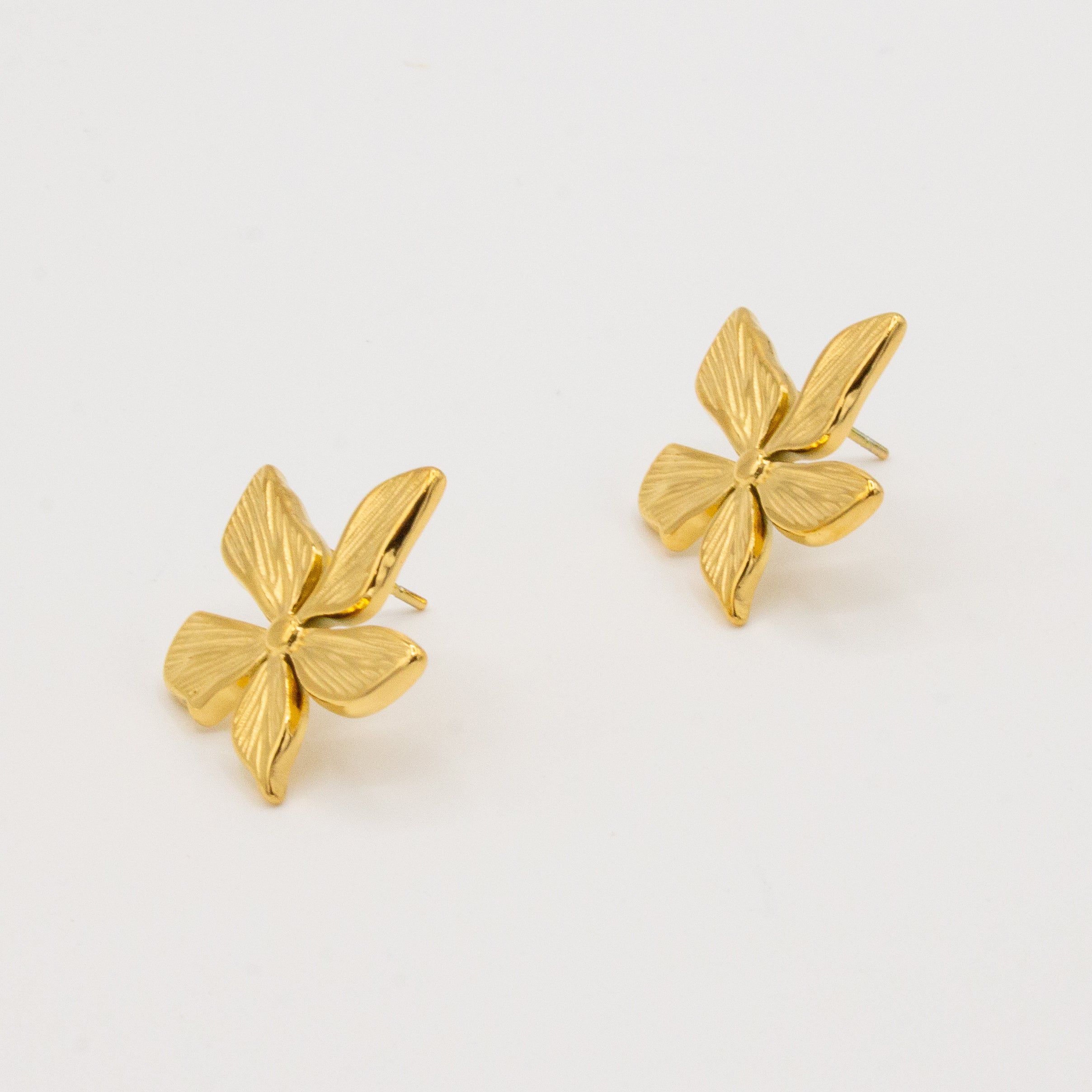 Golden Flower Earrings