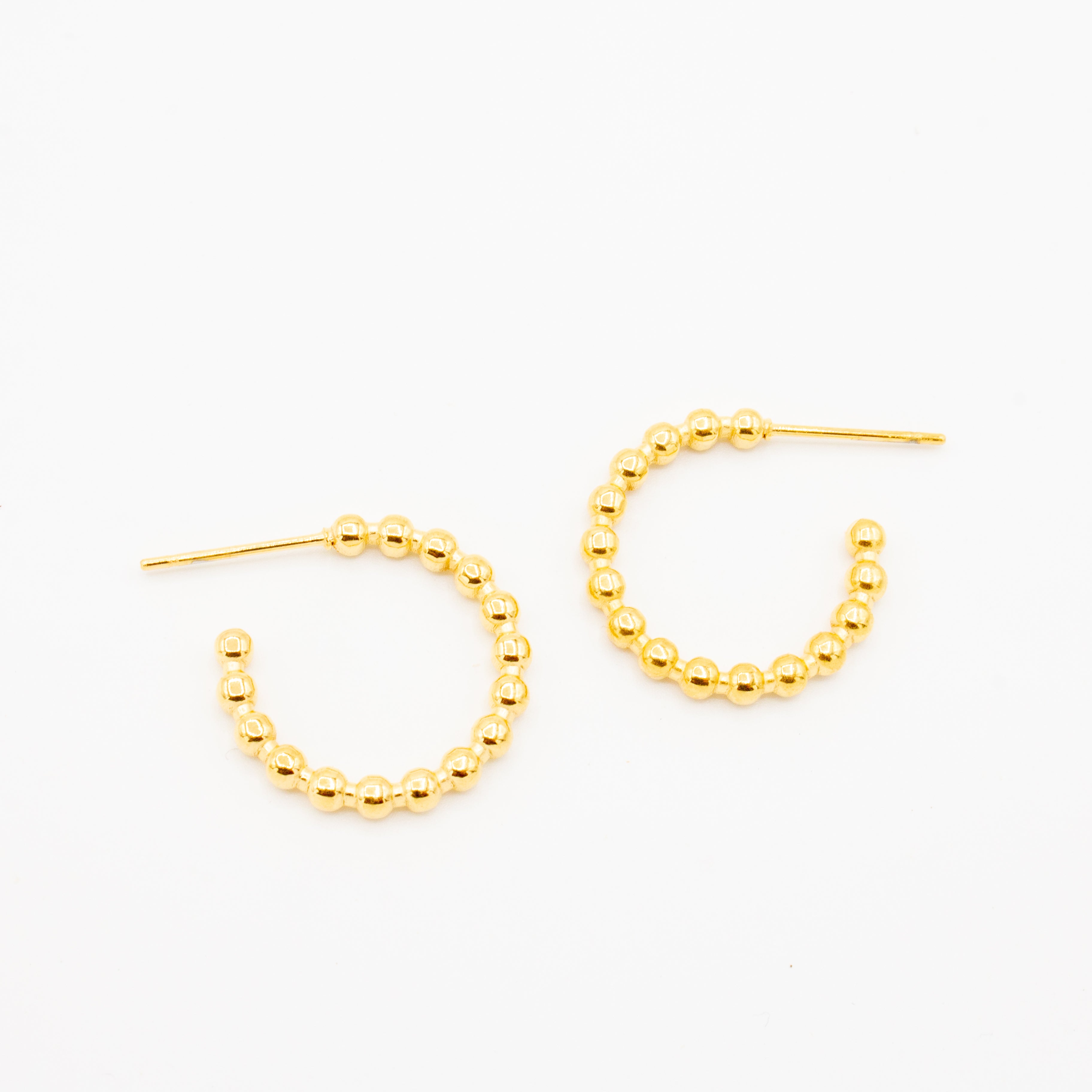 Beaded Hoop earrings