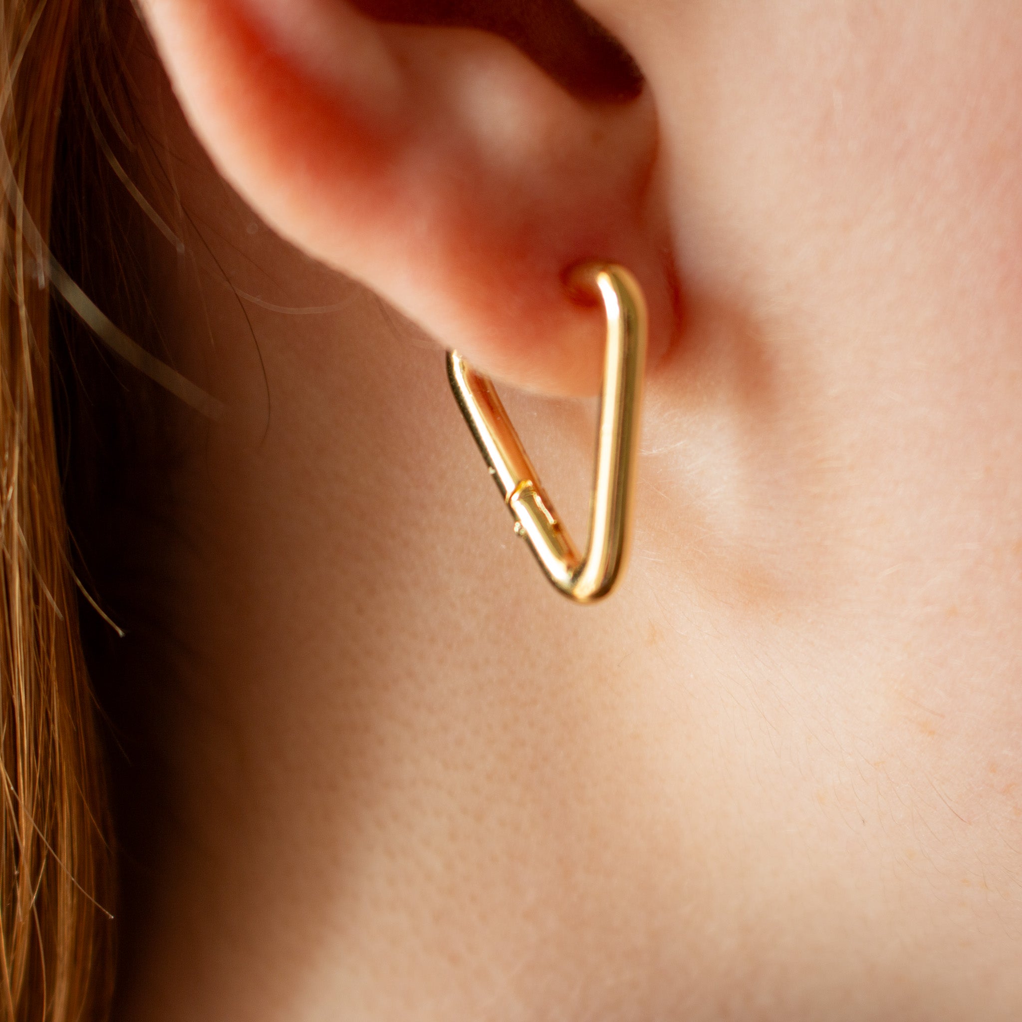 Golden Triangle Earrings