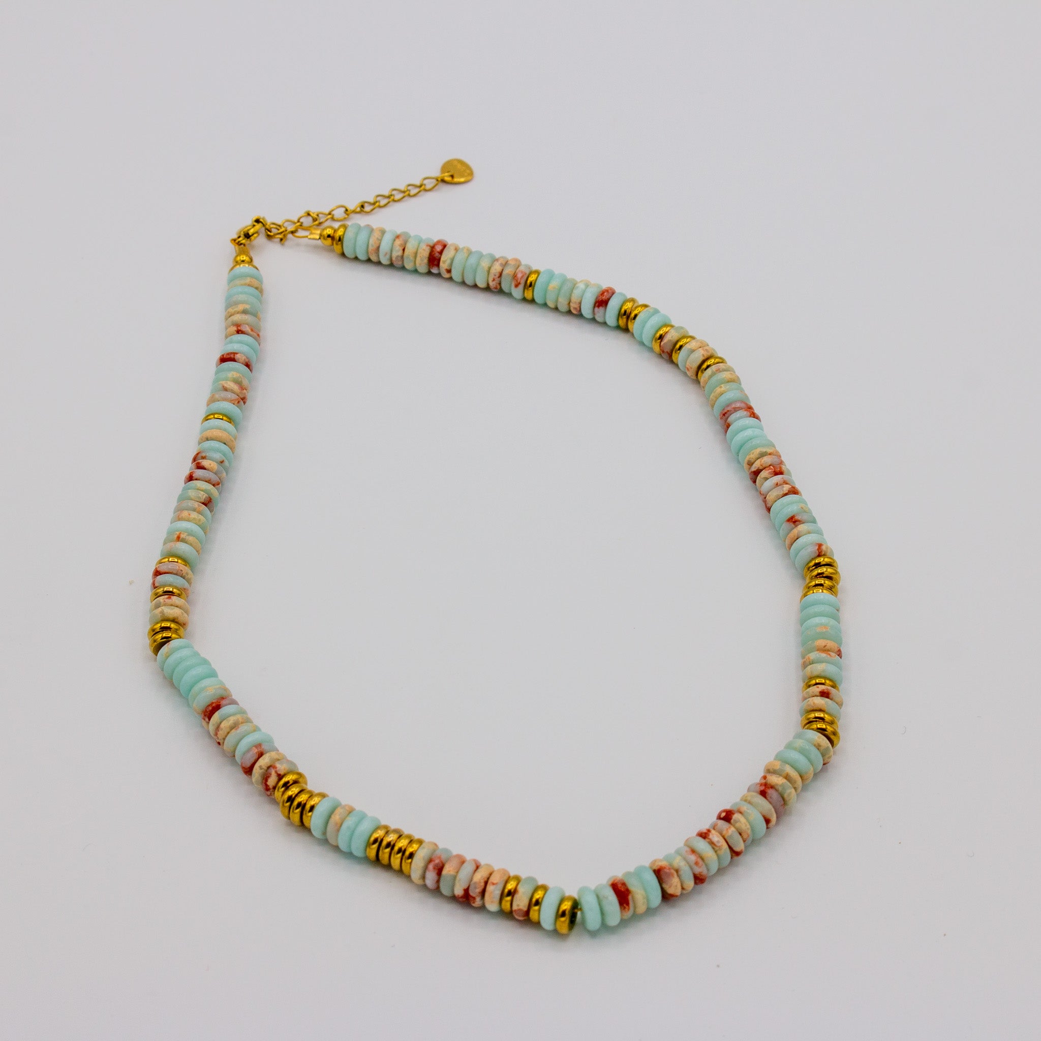 Coastal Blue Beaded Necklace