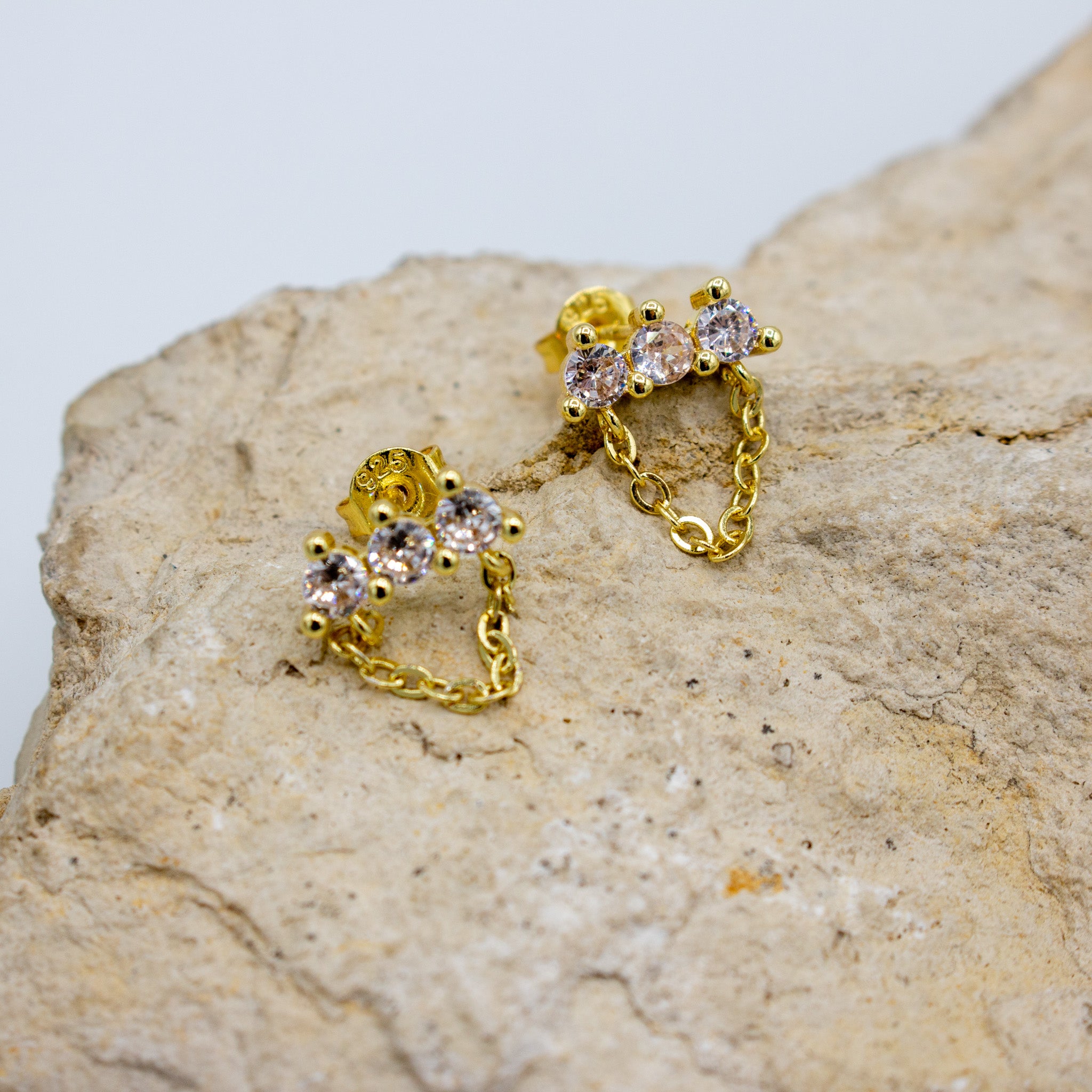 White Trifecta Stone Dangel