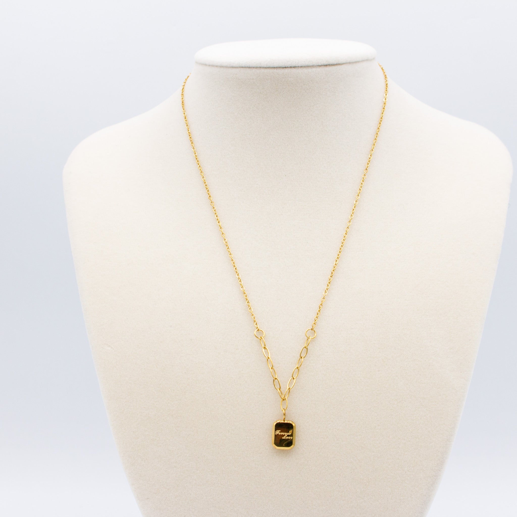 Golden Forever Love Necklace