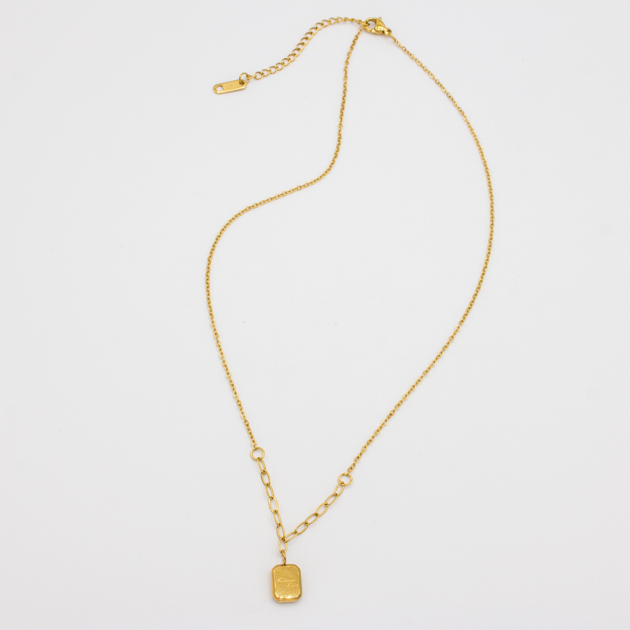 Golden Forever Love Necklace