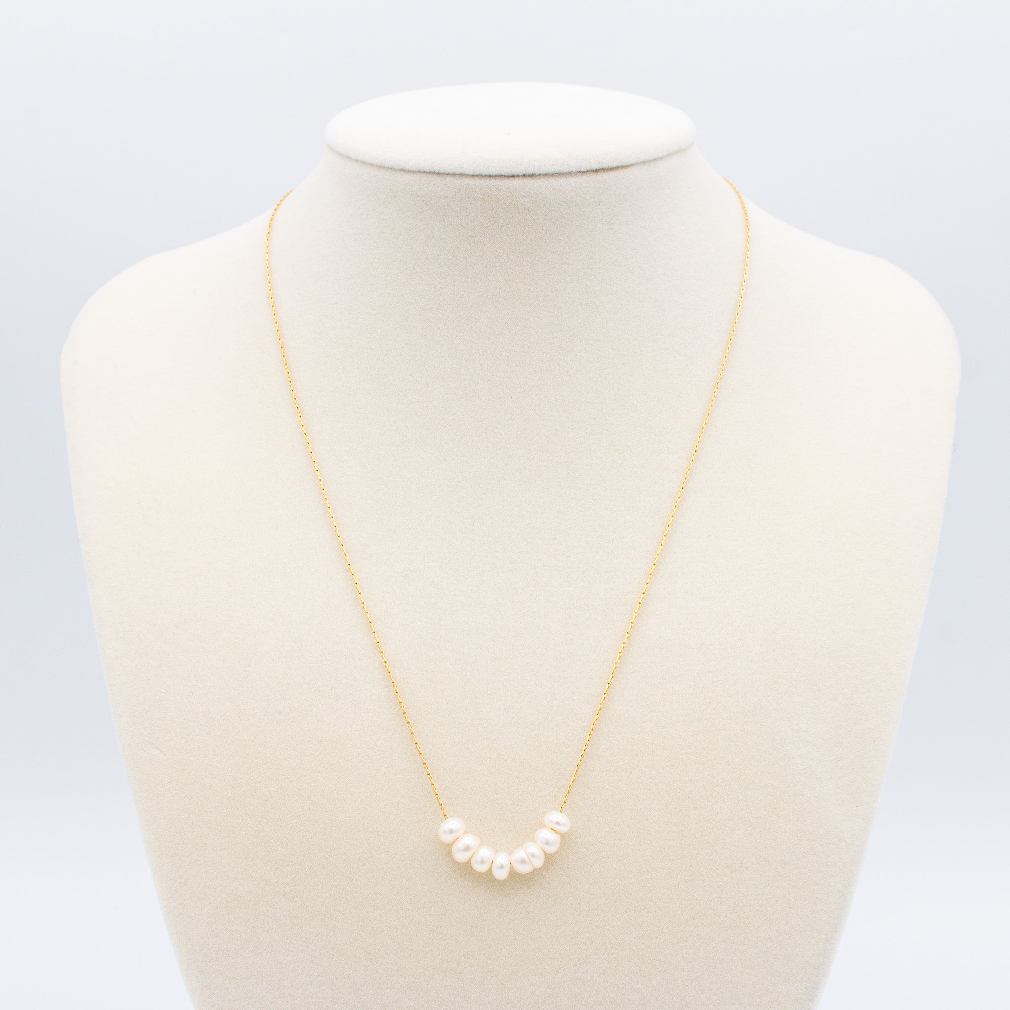 Golden Pearl Necklace
