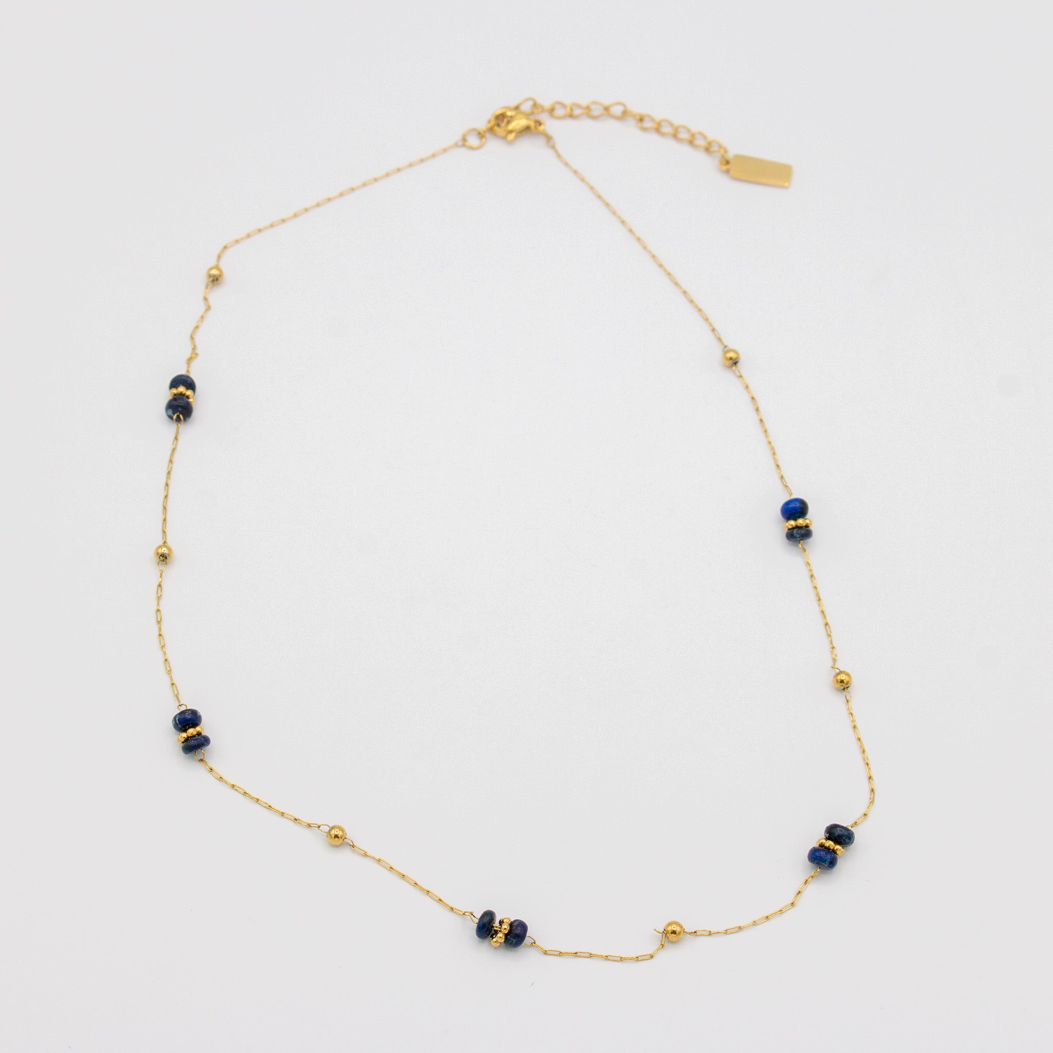 Dainty Natural Stone Beaded Necklace