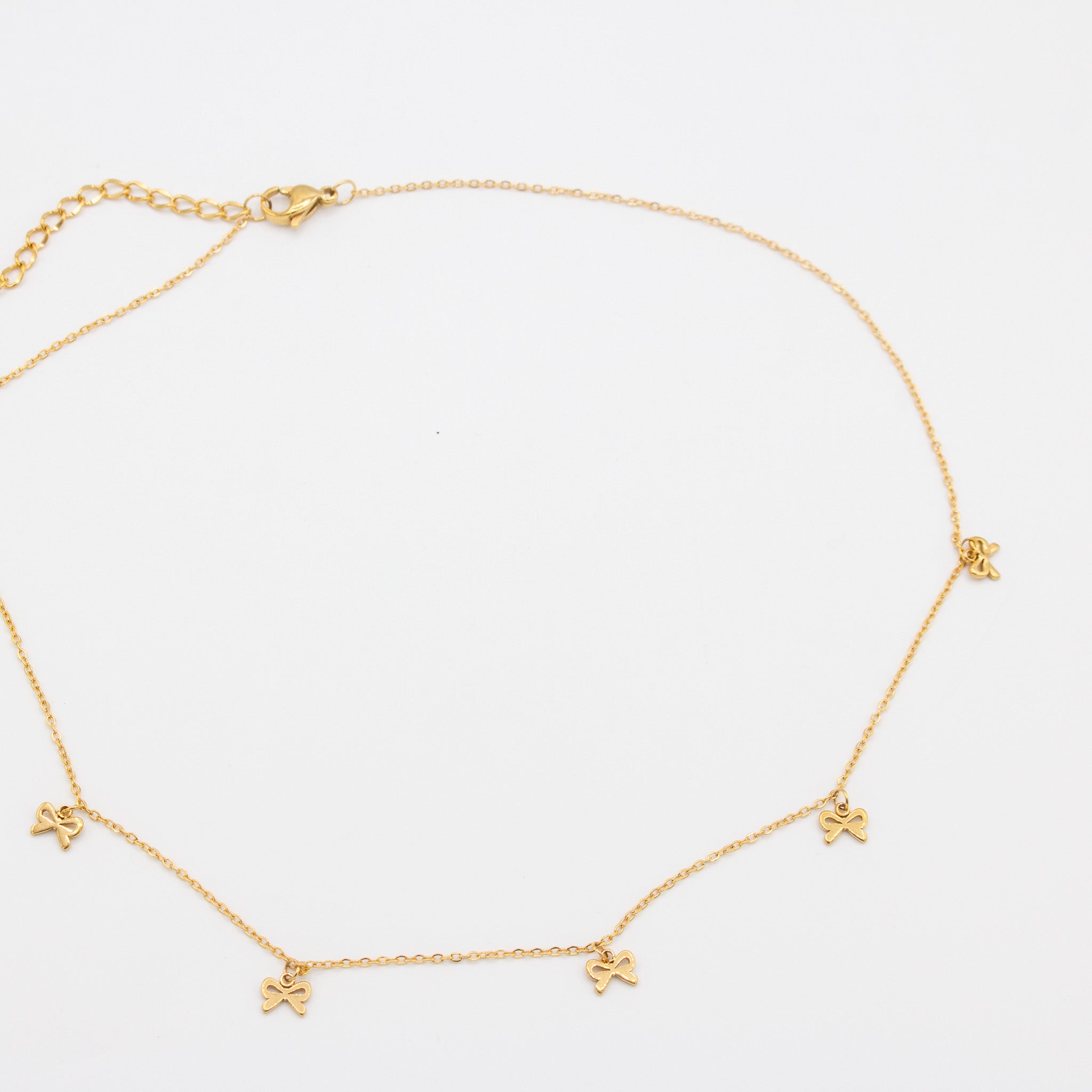 Daintiest Bow Necklace